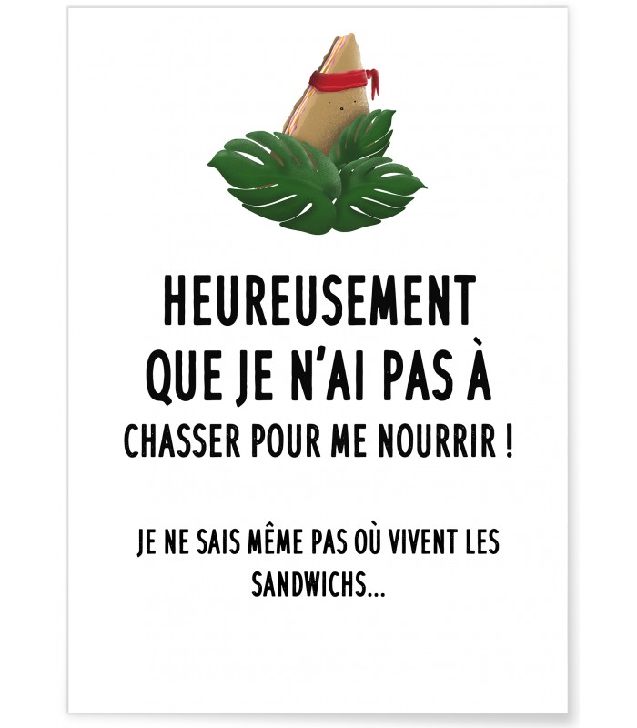 Affiche Sandwich