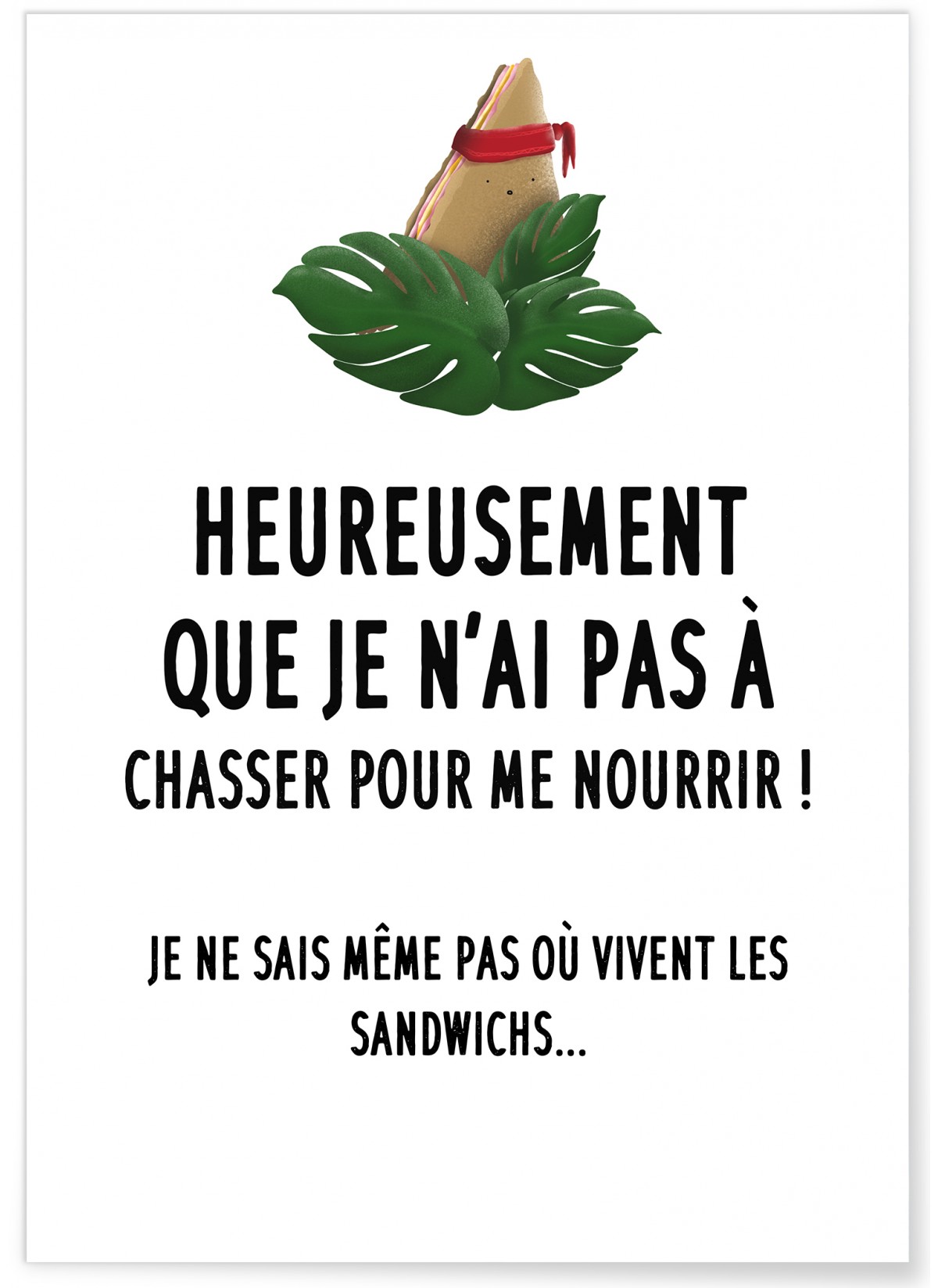 Affiche Sandwich