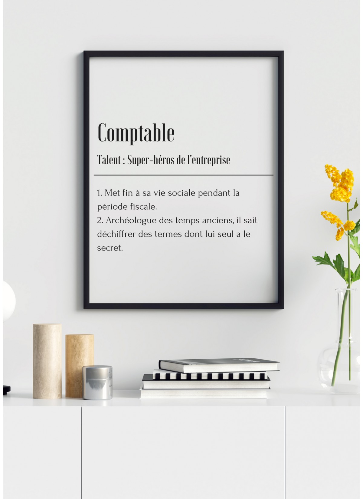 Affiche Définition Comptable