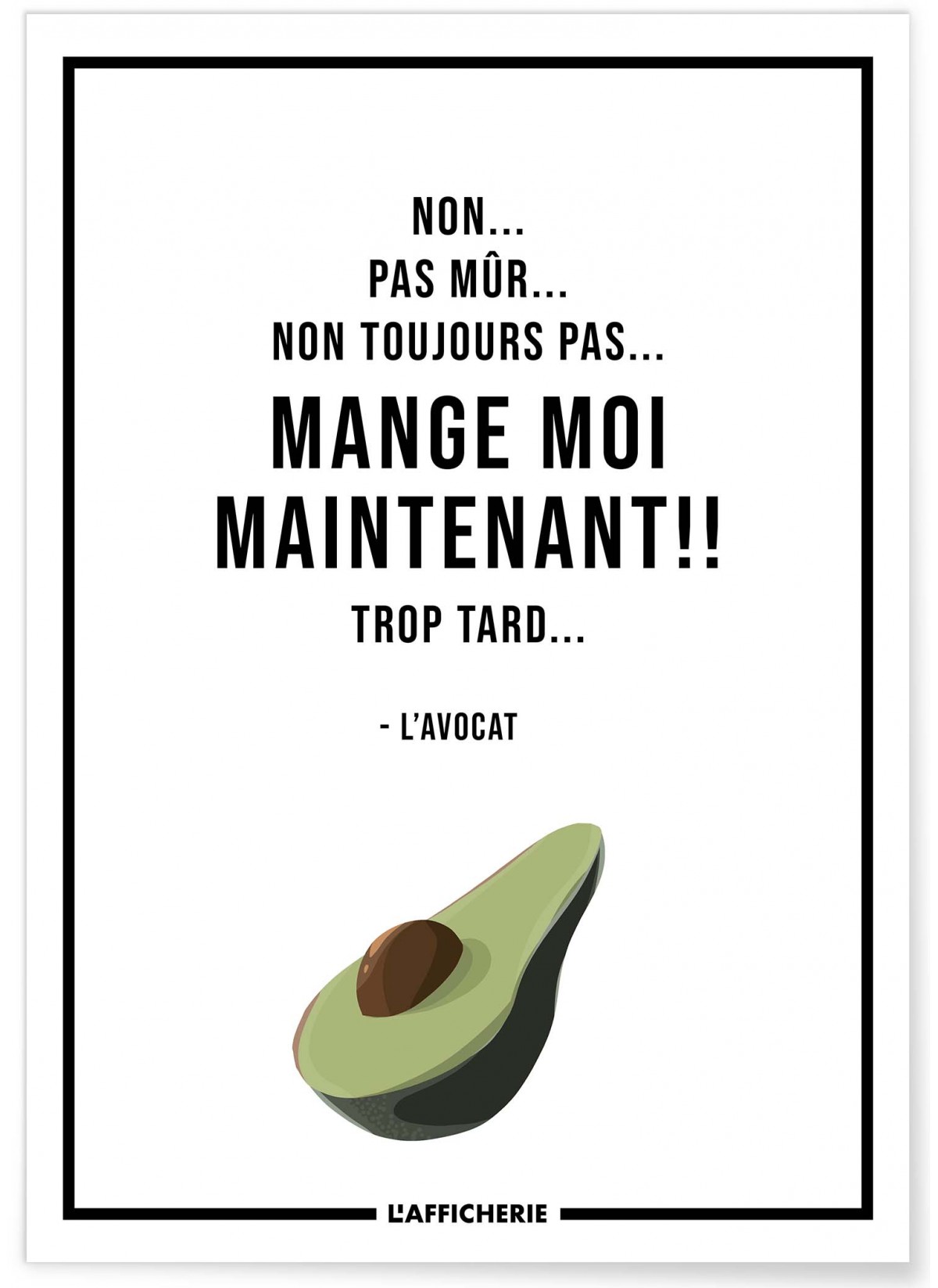 Affiche Avocat