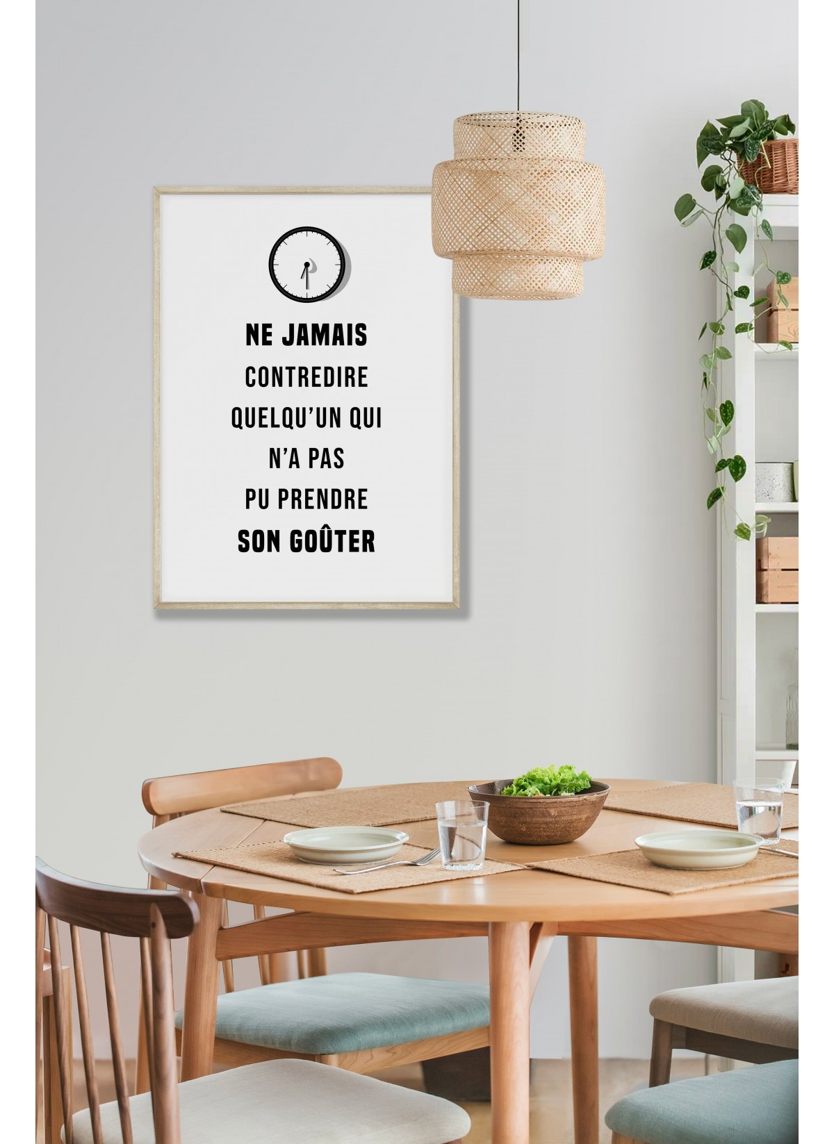 Affiche "Ne jamais contredire..."