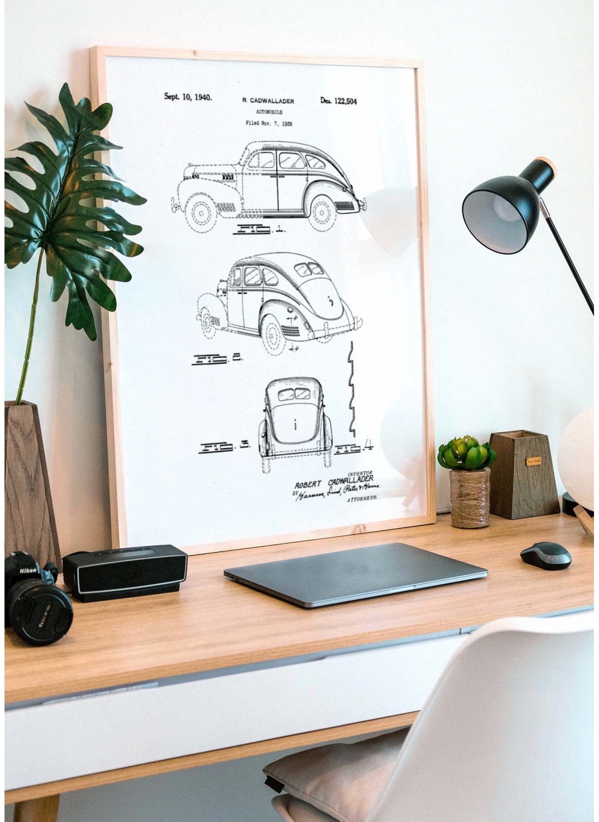 Affiche Brevet Voiture