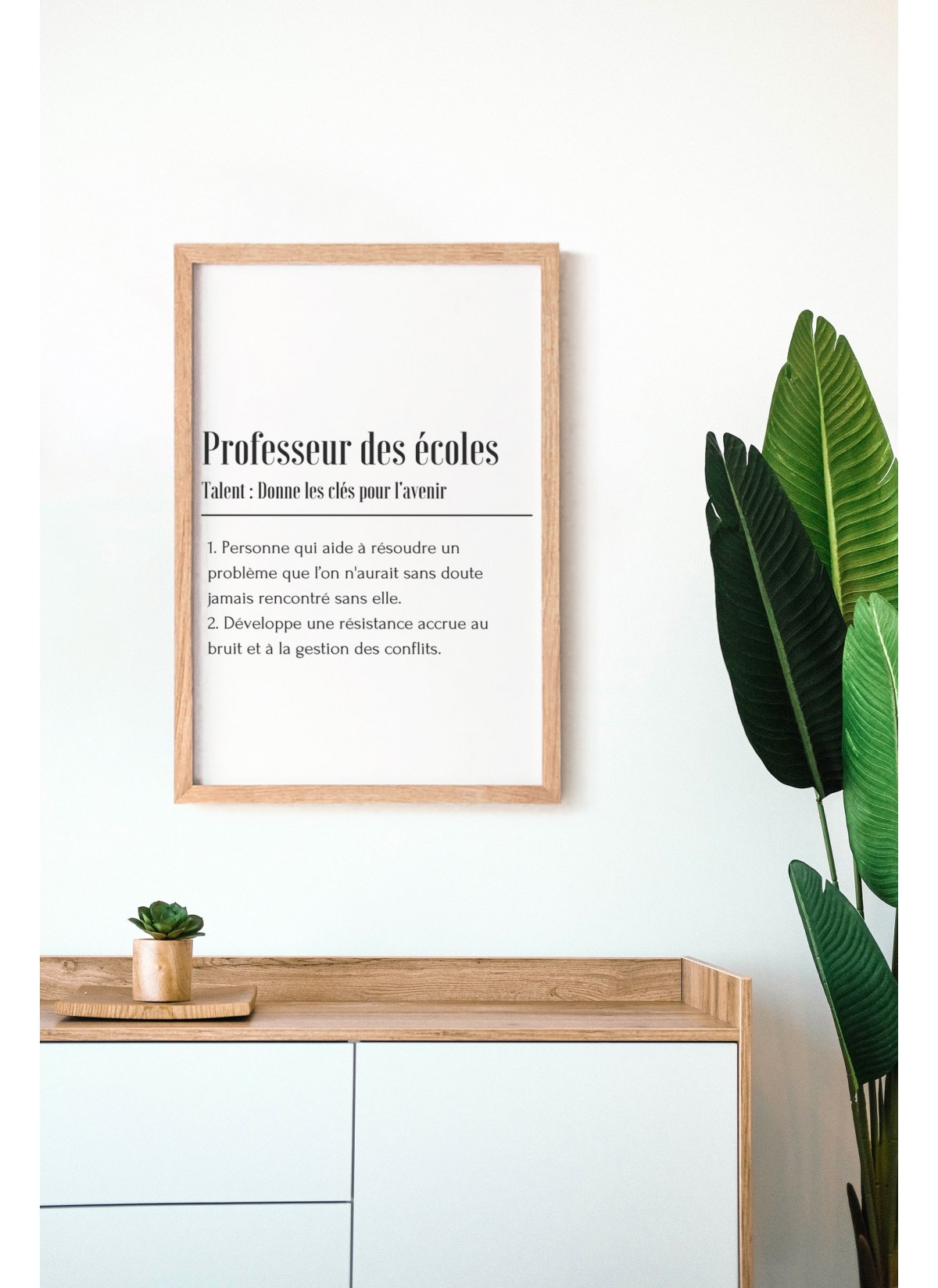 Affiche Définition Professeur des écoles