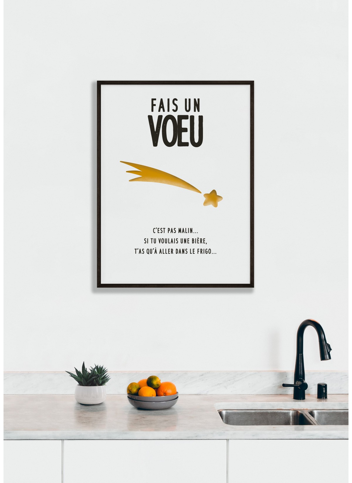 Affiche "Fais un voeu"