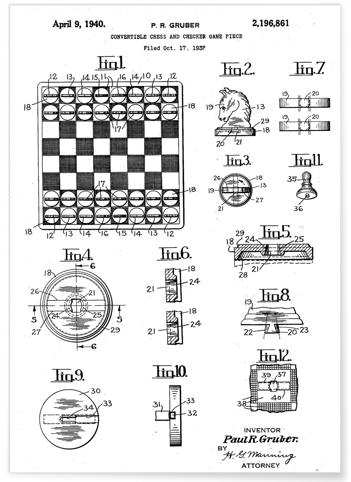 Affiche Brevet échecs