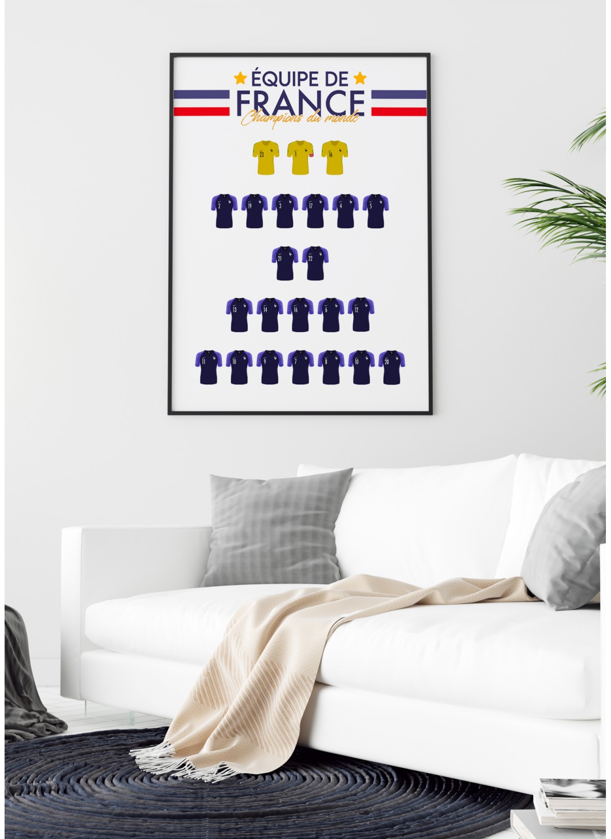 Affiche Champions du monde 2018