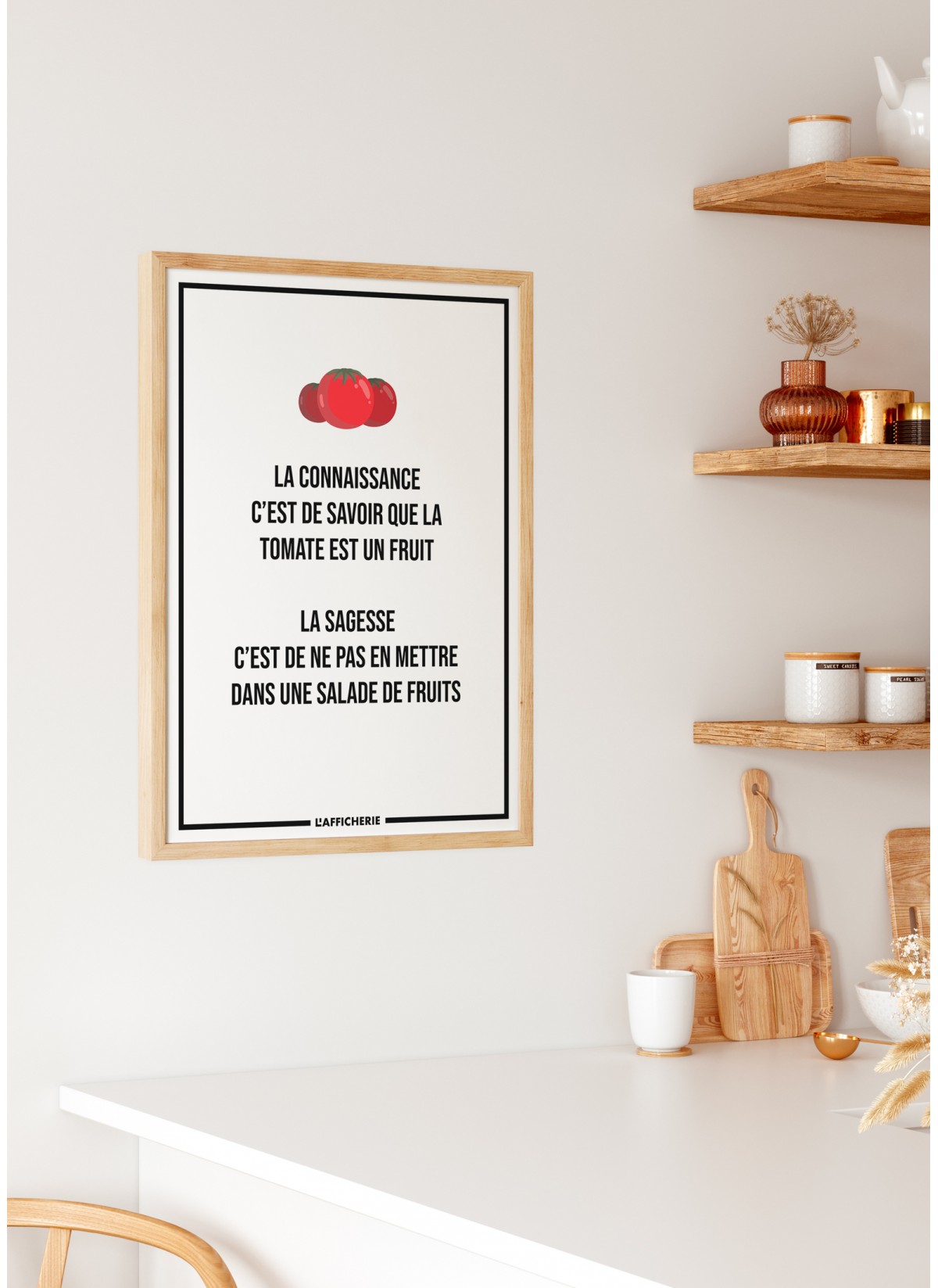 Affiche "La connaissance..."