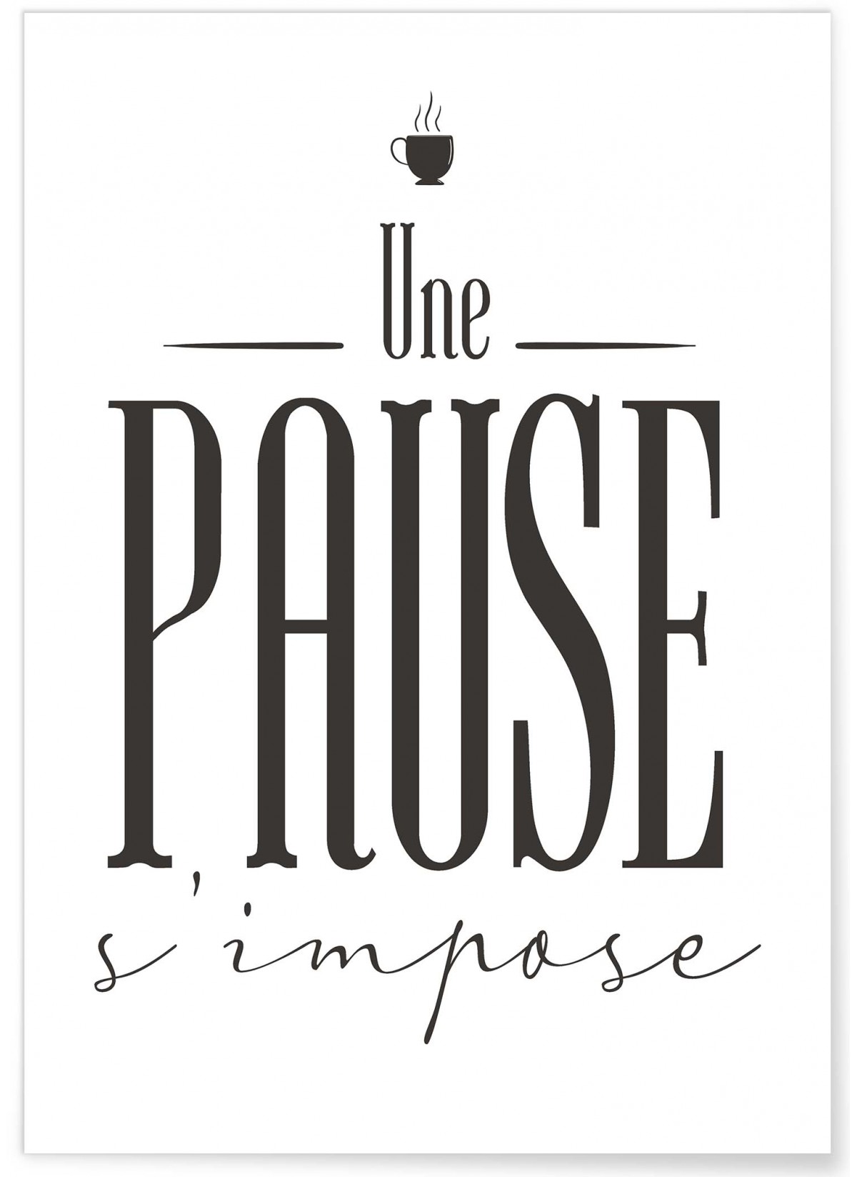 Affiche "Une pause s'impose"