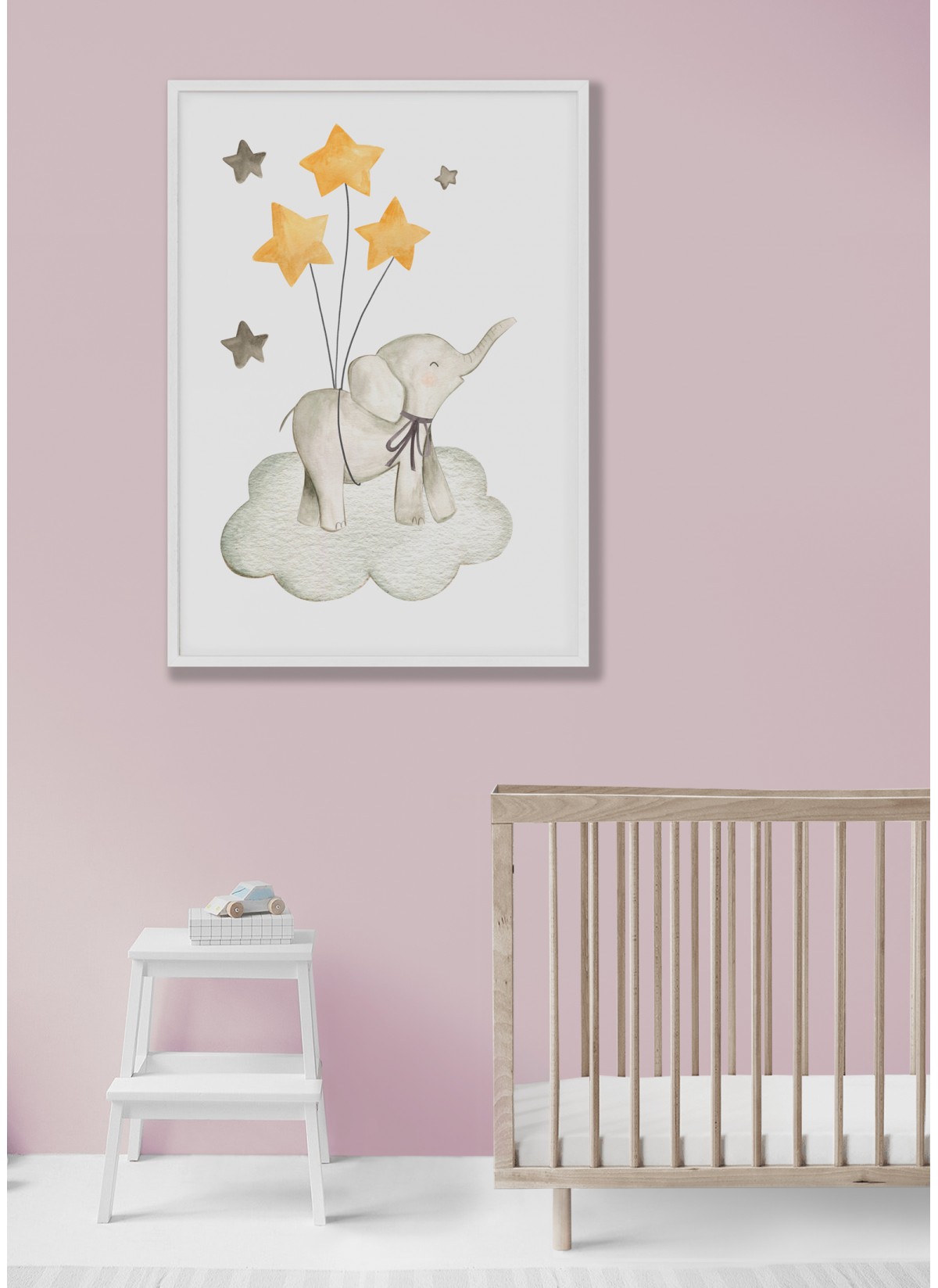 Affiche Enfant Éléphant