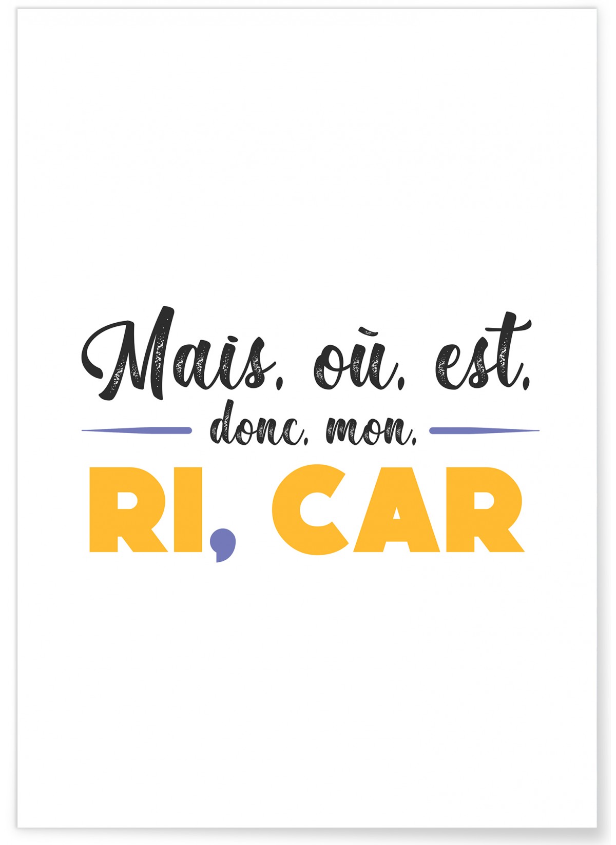 Affiche "Mais où est donc..."