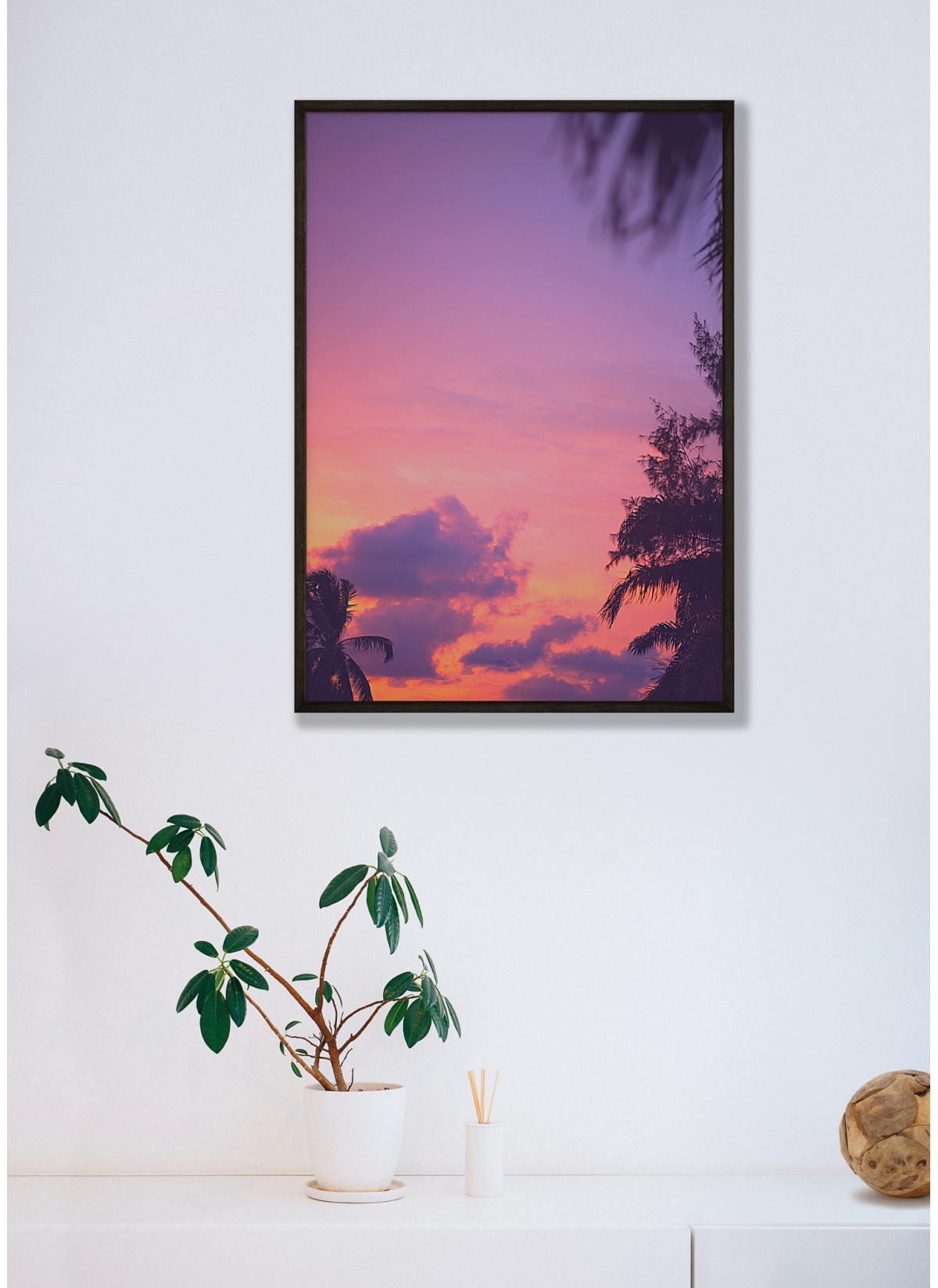 Affiche Nature Ciel Rose 1