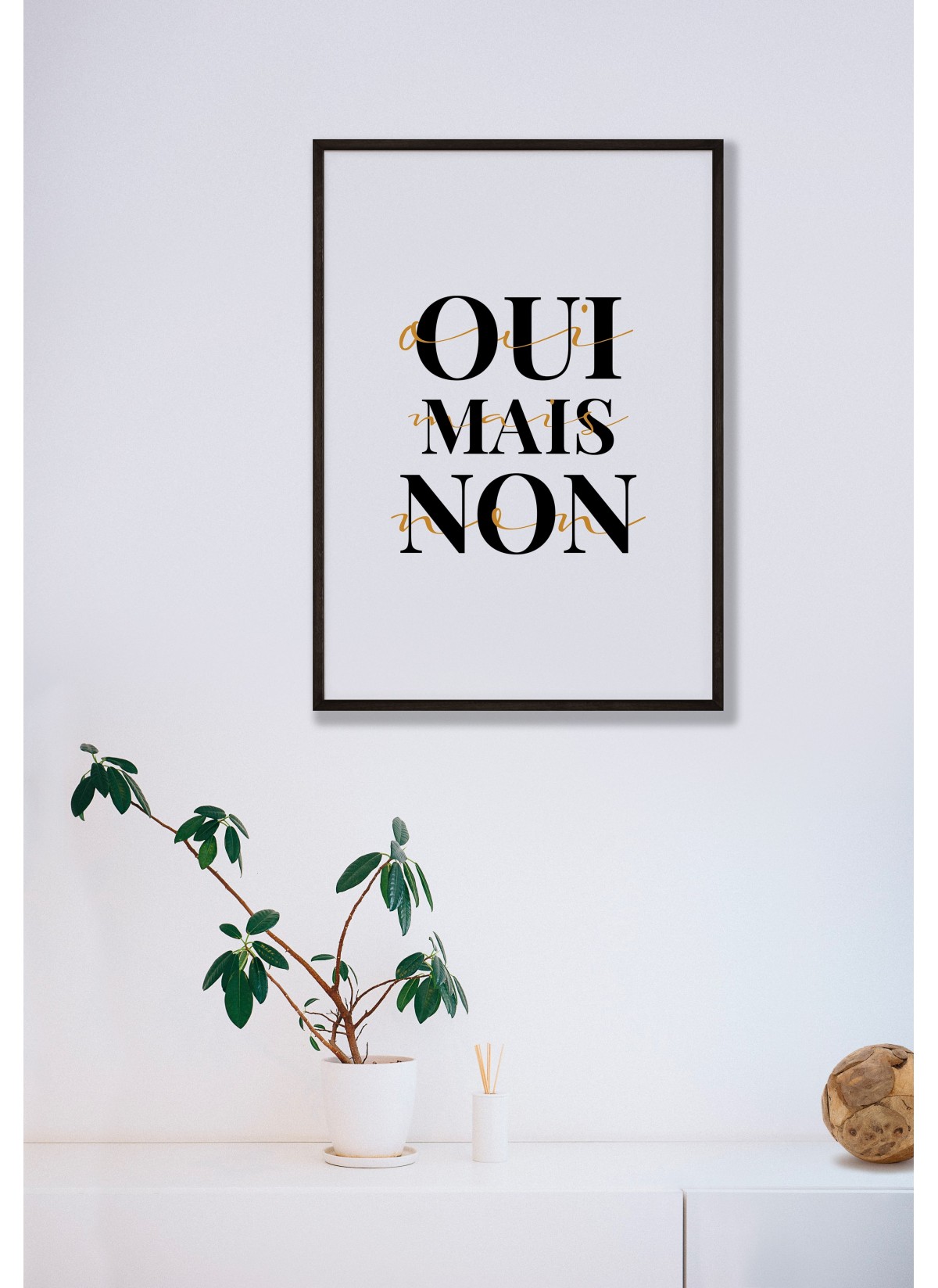 Affiche Oui mais non