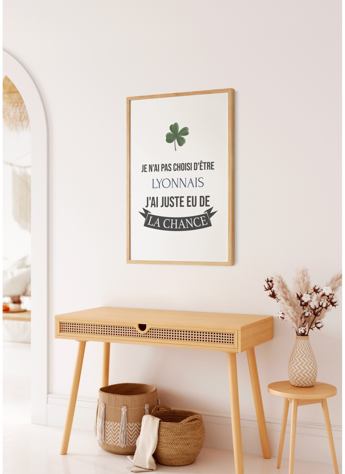Affiche "j'ai de la chance" [personnalisable]