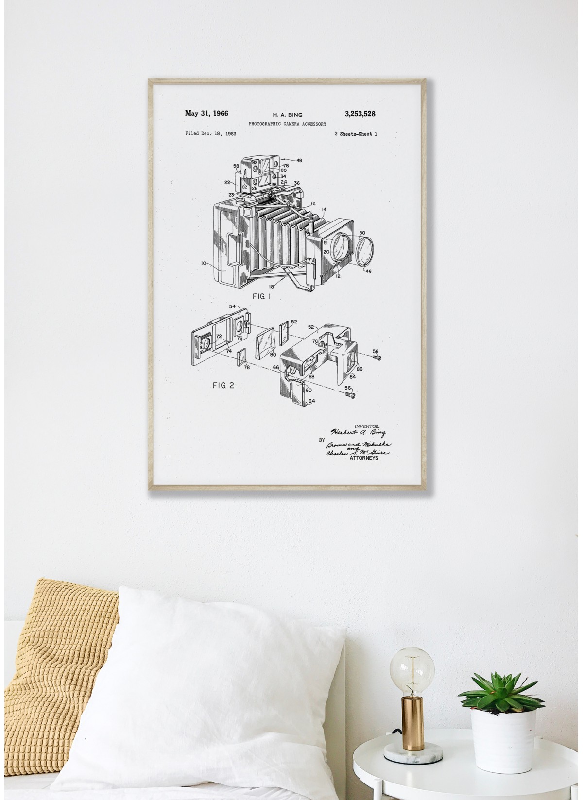 Affiche Brevet Caméra