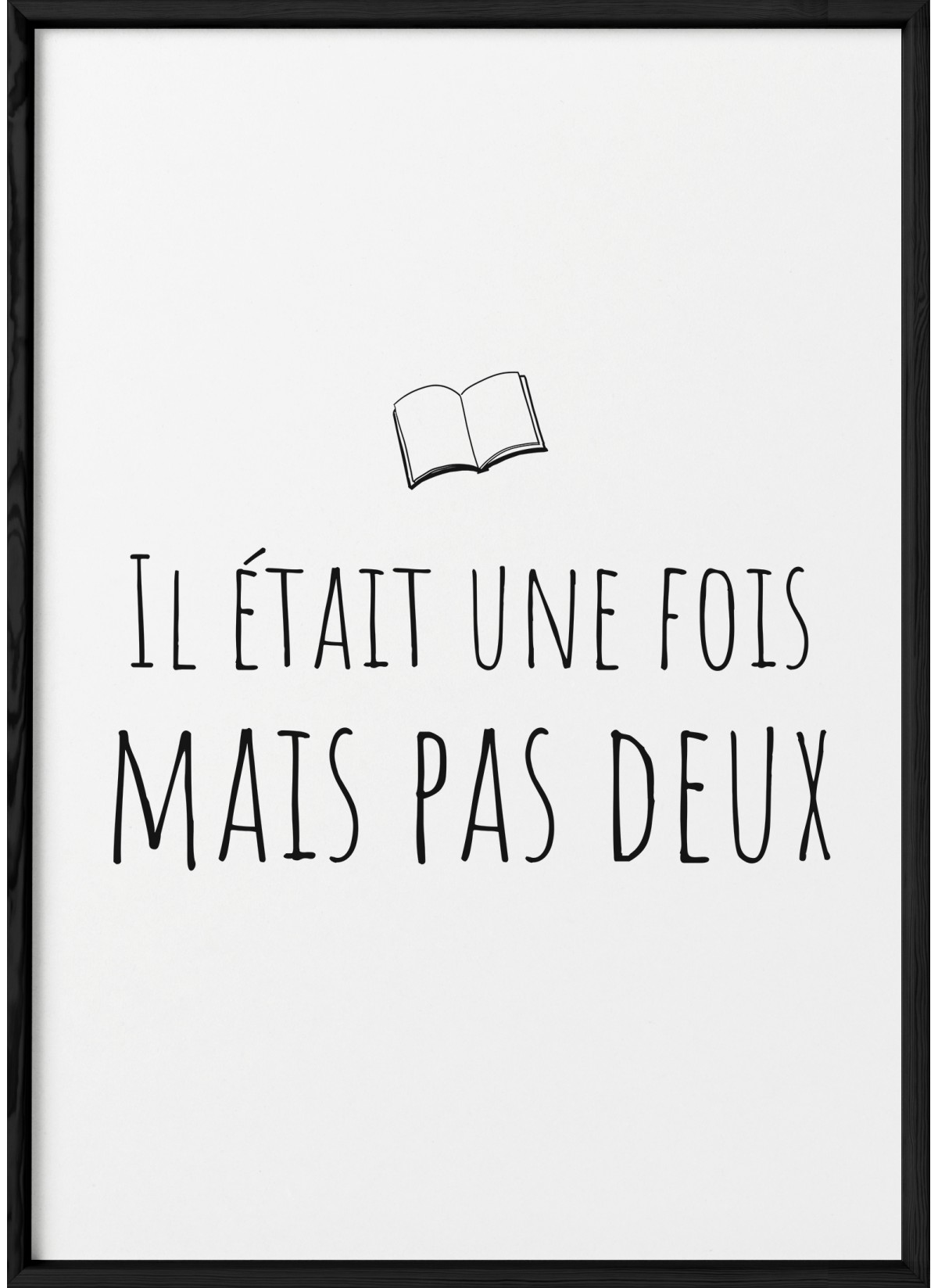 Affiche  "Il était une fois mais pas deux"