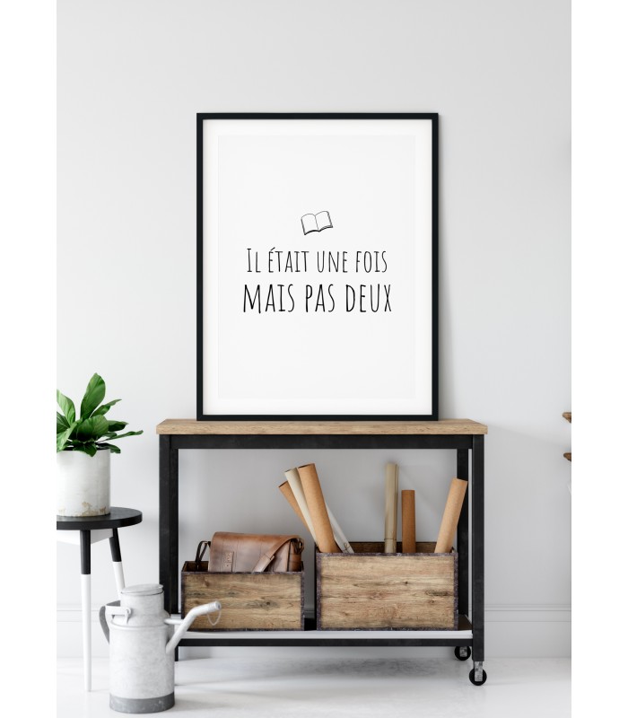Affiche  "Il était une fois mais pas deux"