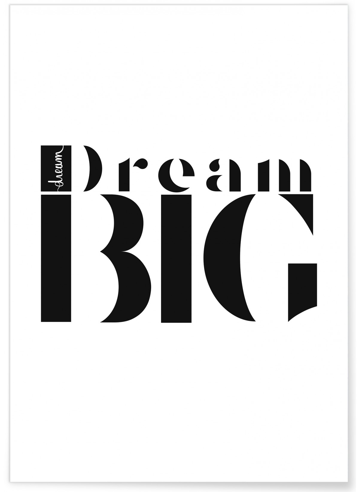 Affiche Dream Big