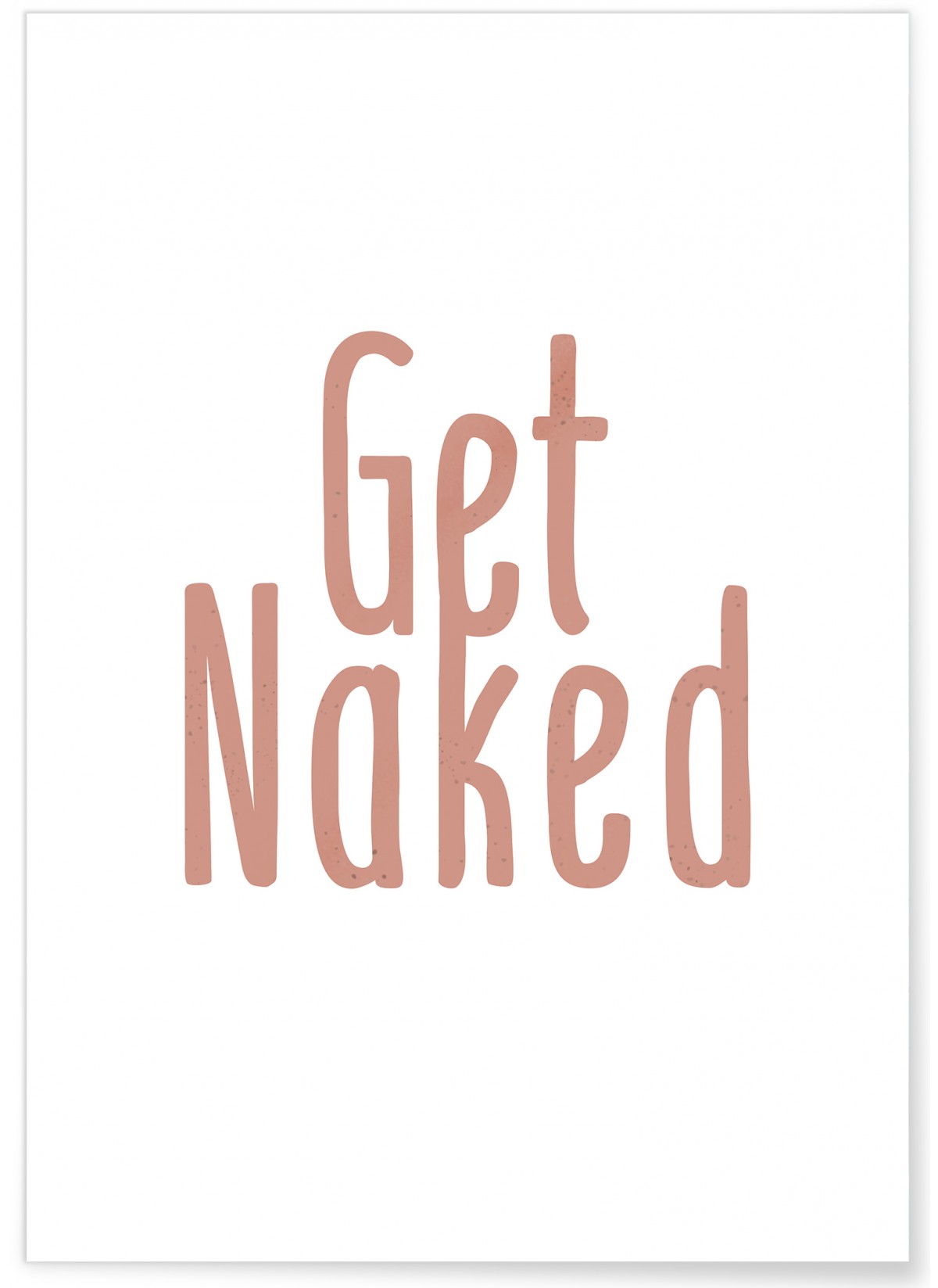 Affiche Get Naked