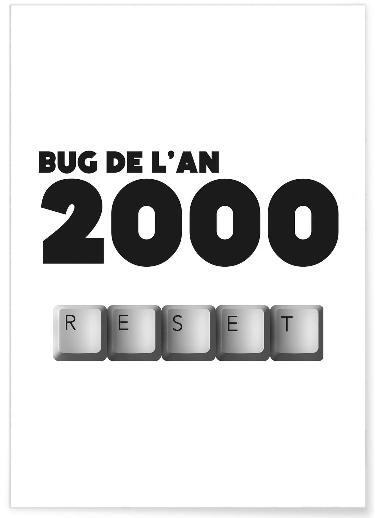 Affiche Bug de l'an 2000