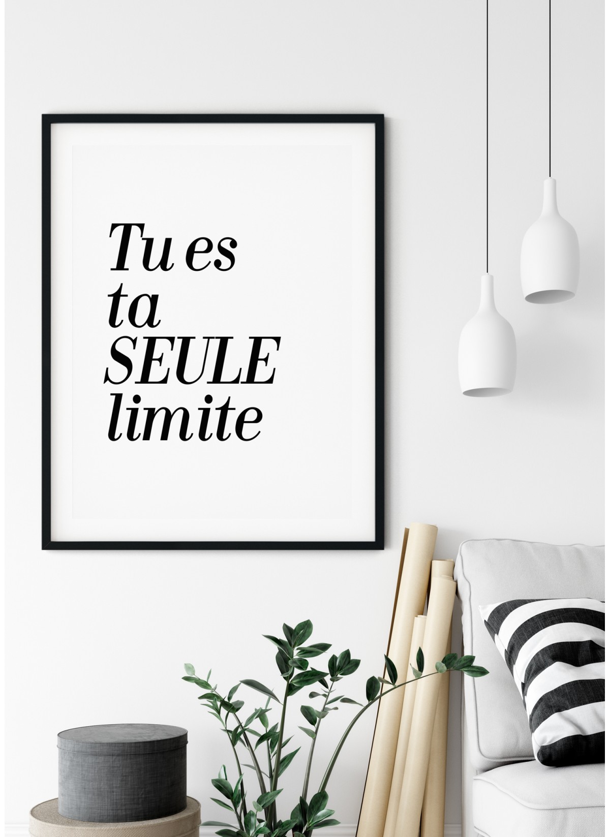 Affiche "Tu es ta seule limite"