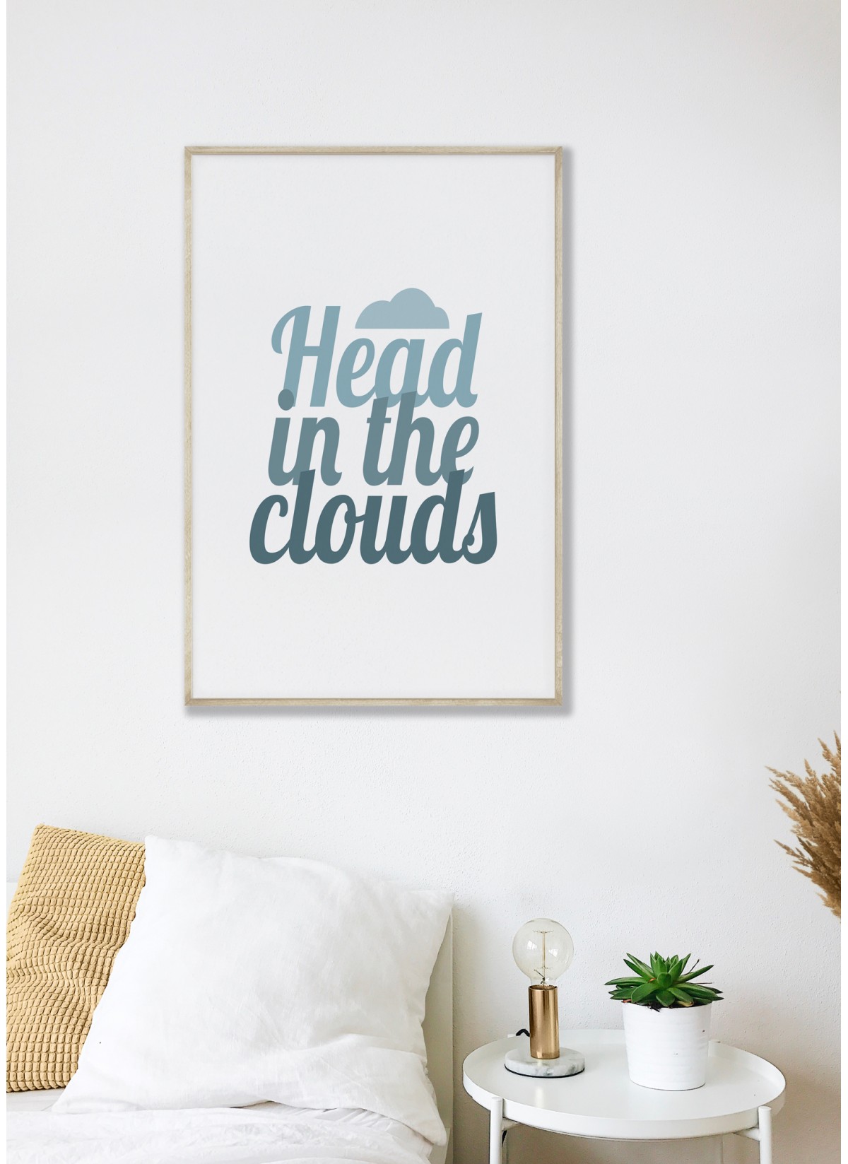 Affiche Head in the clouds