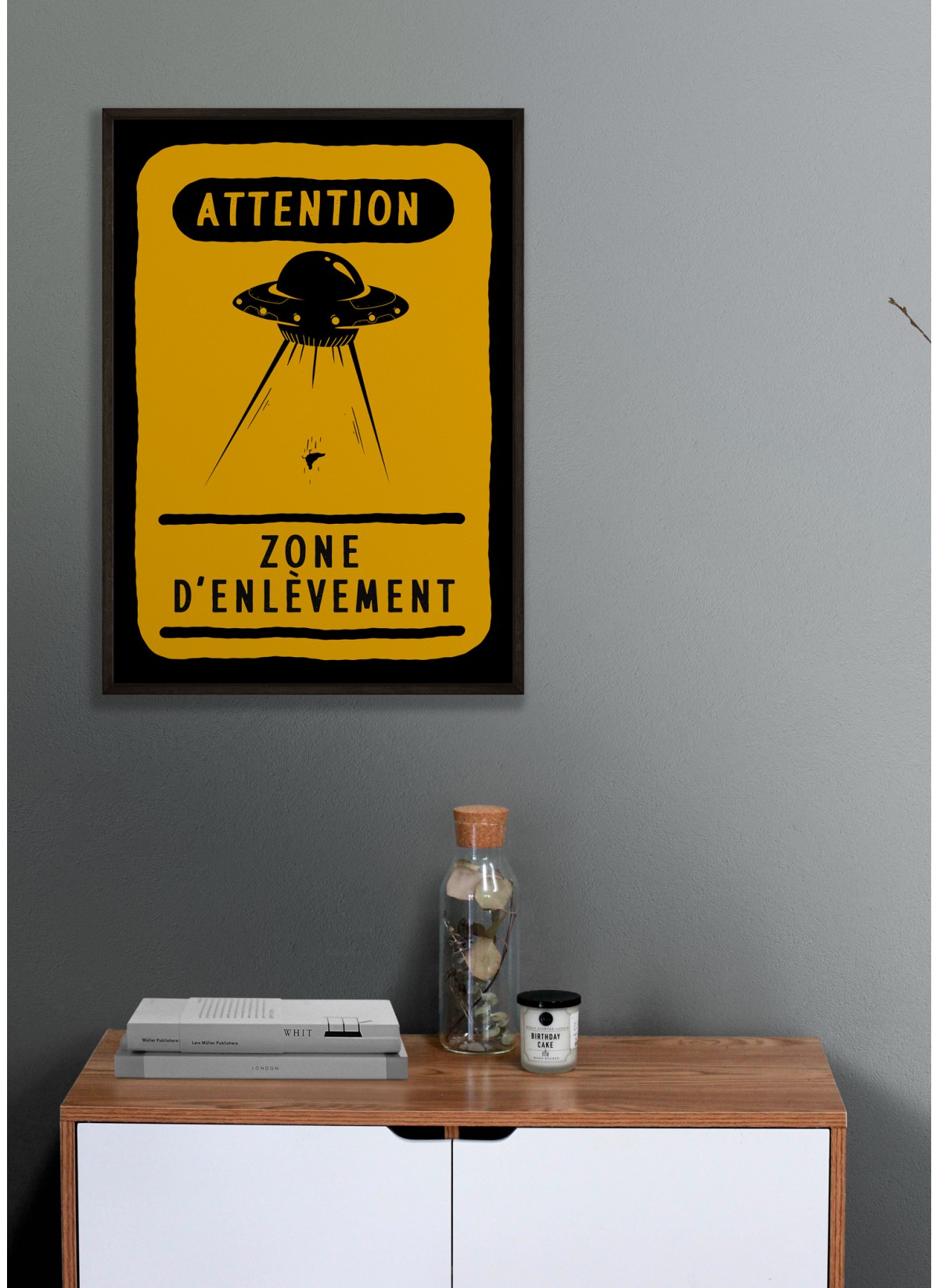 Poster Zone d'enlèvement