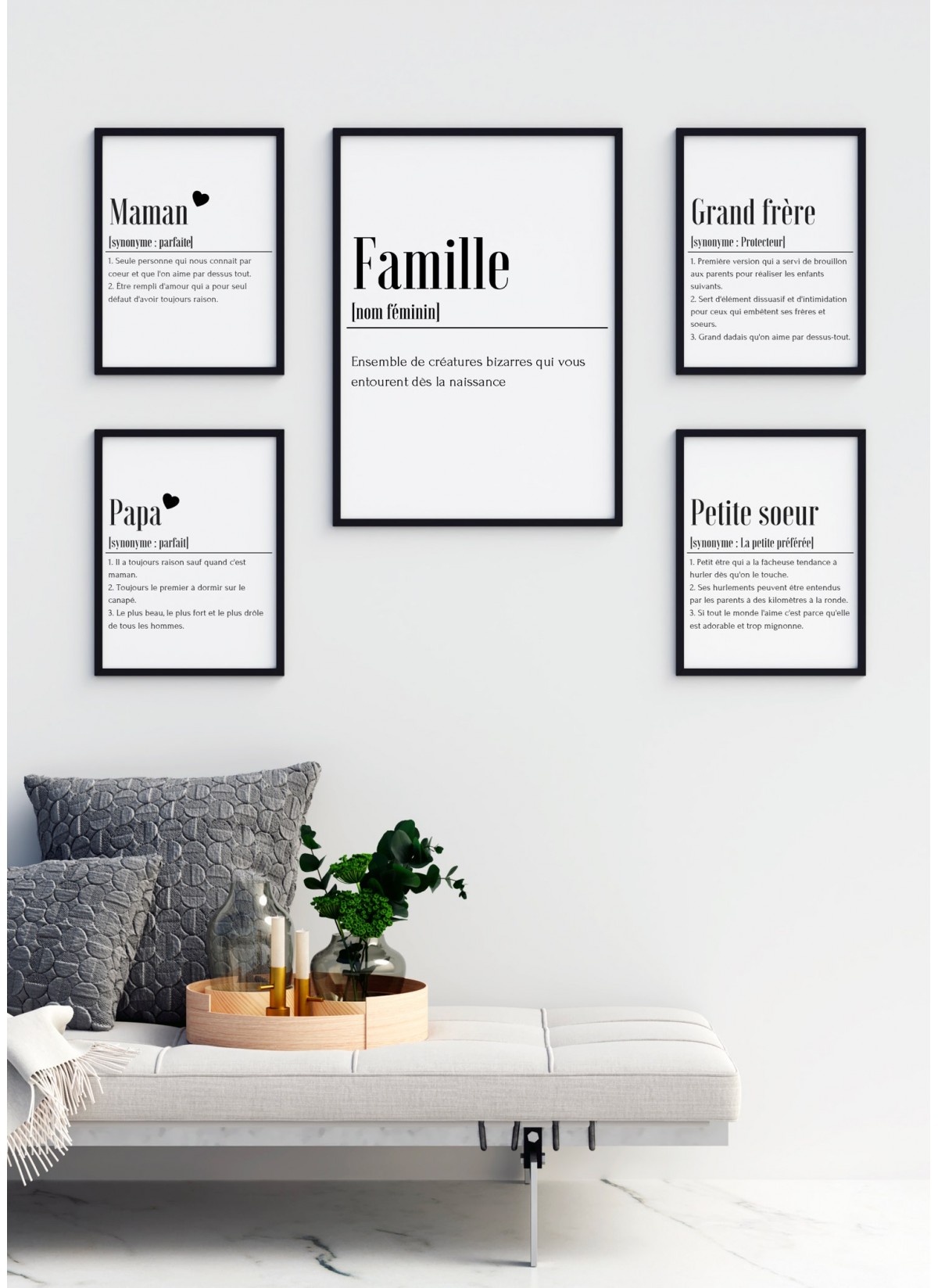 Affiche Définition Famille