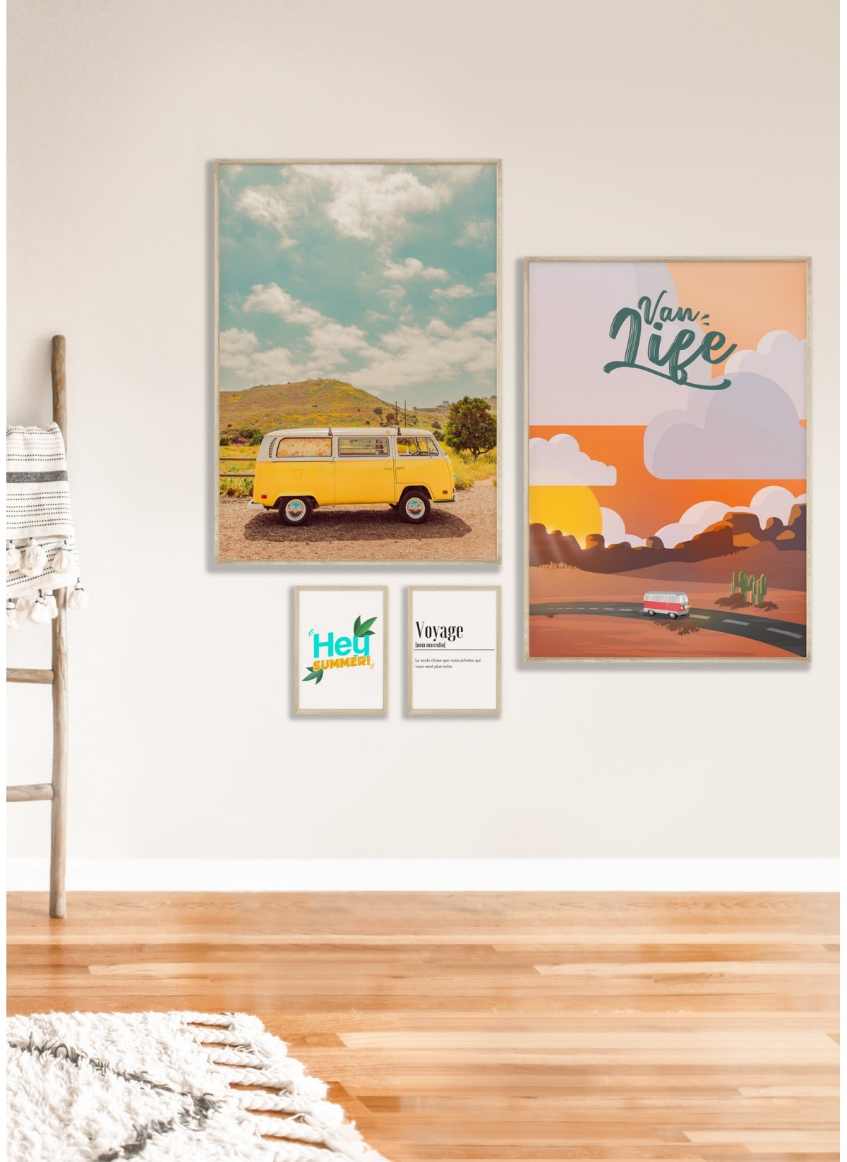 Affiche Van Jaune