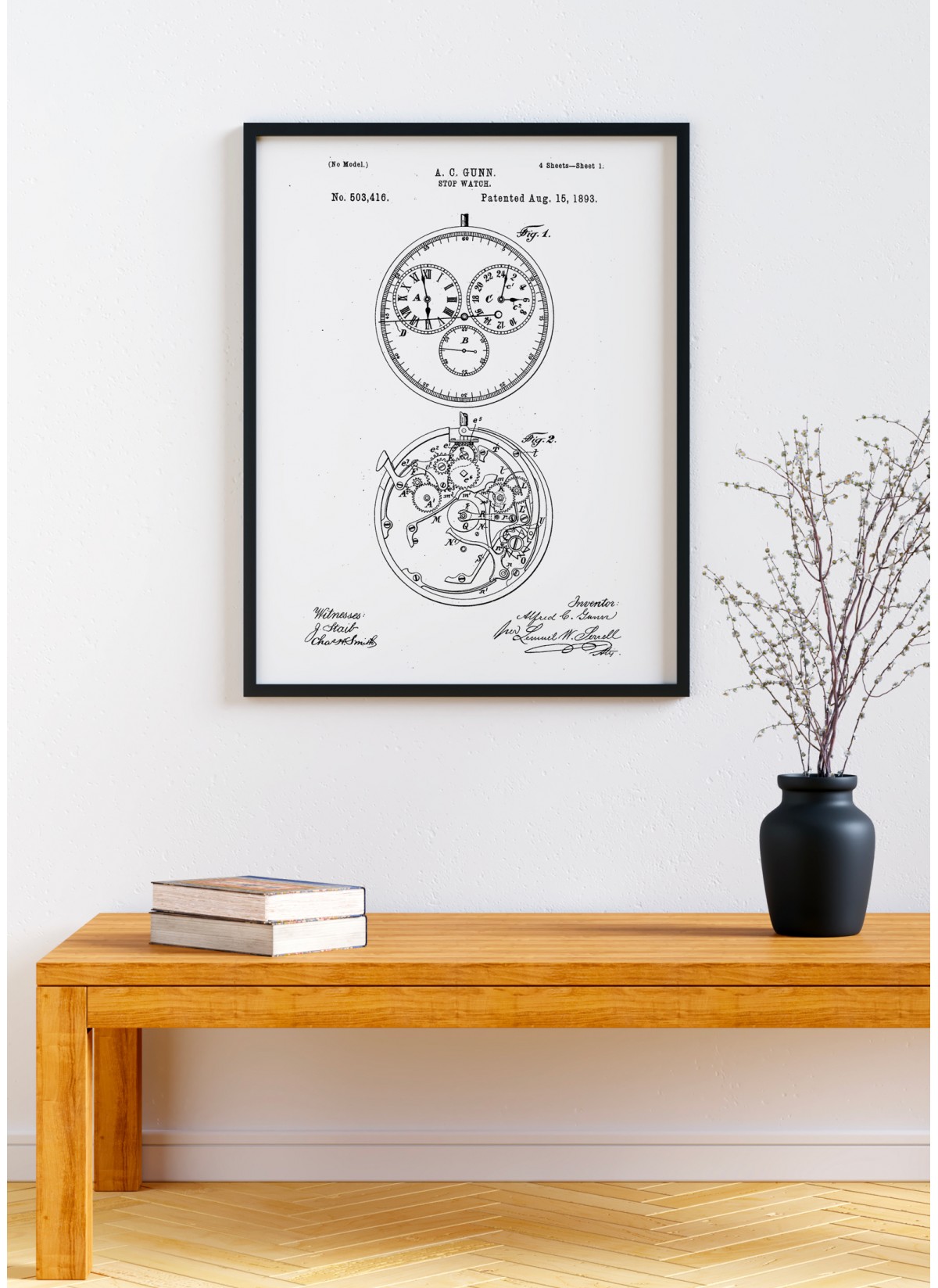 Affiche Brevet Chronomètre