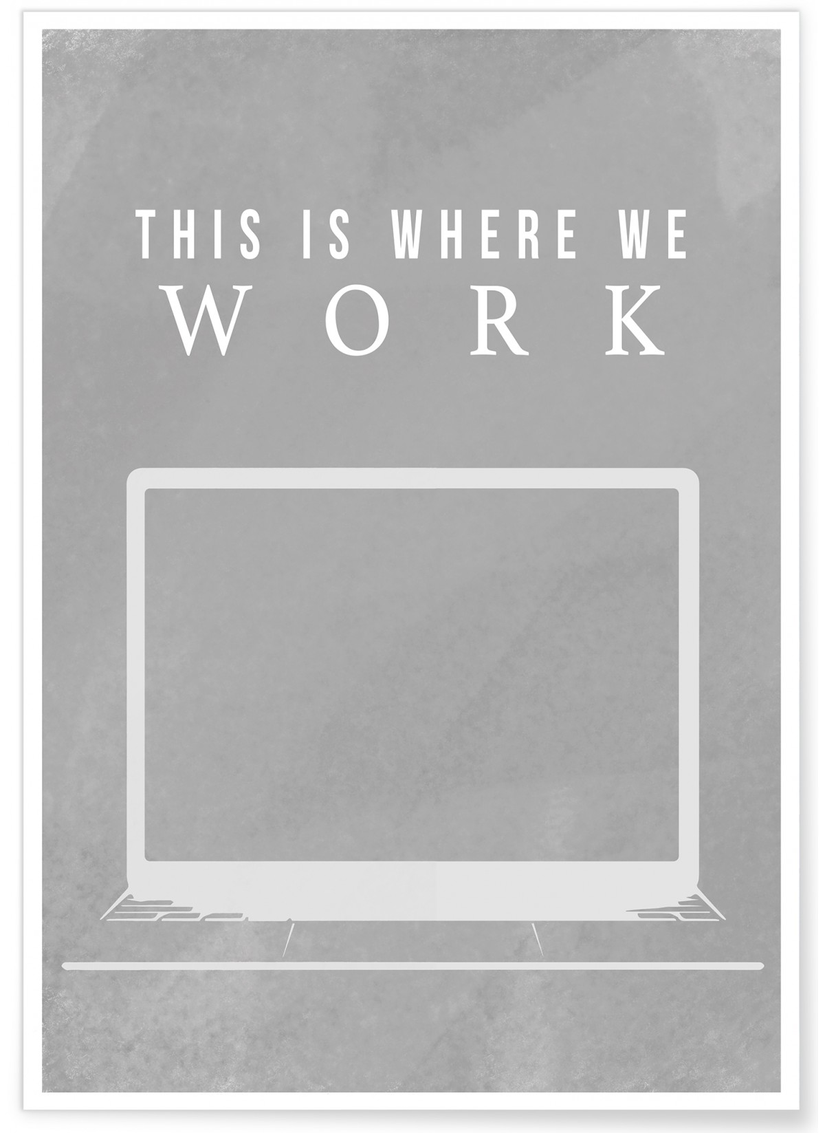 Affiche Laptop