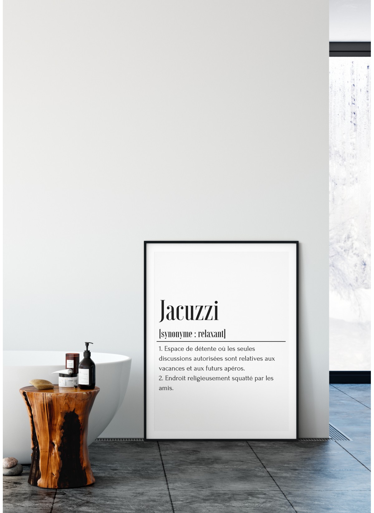 Affiche Définition Jacuzzi