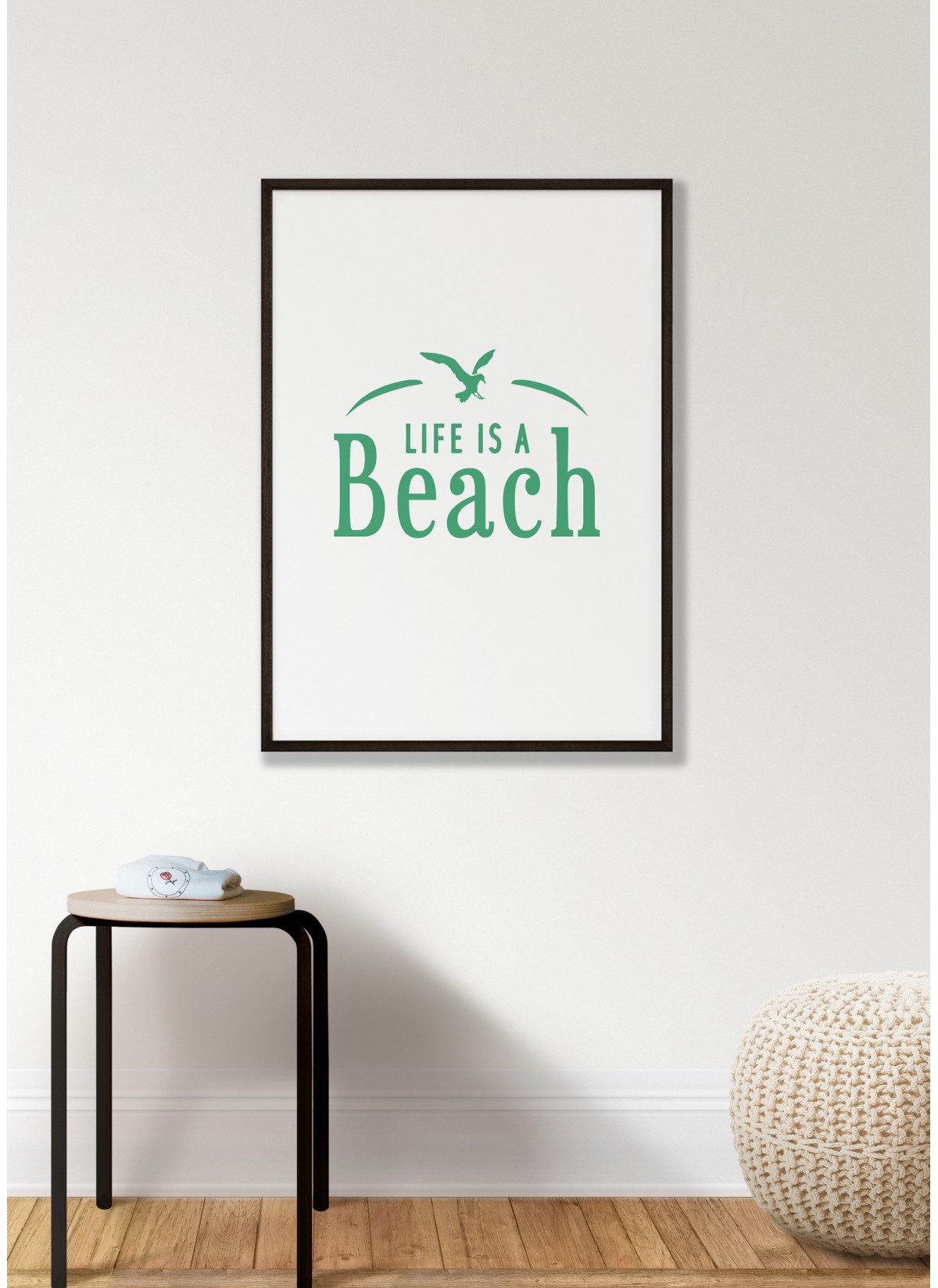 Affiche Life is a beach