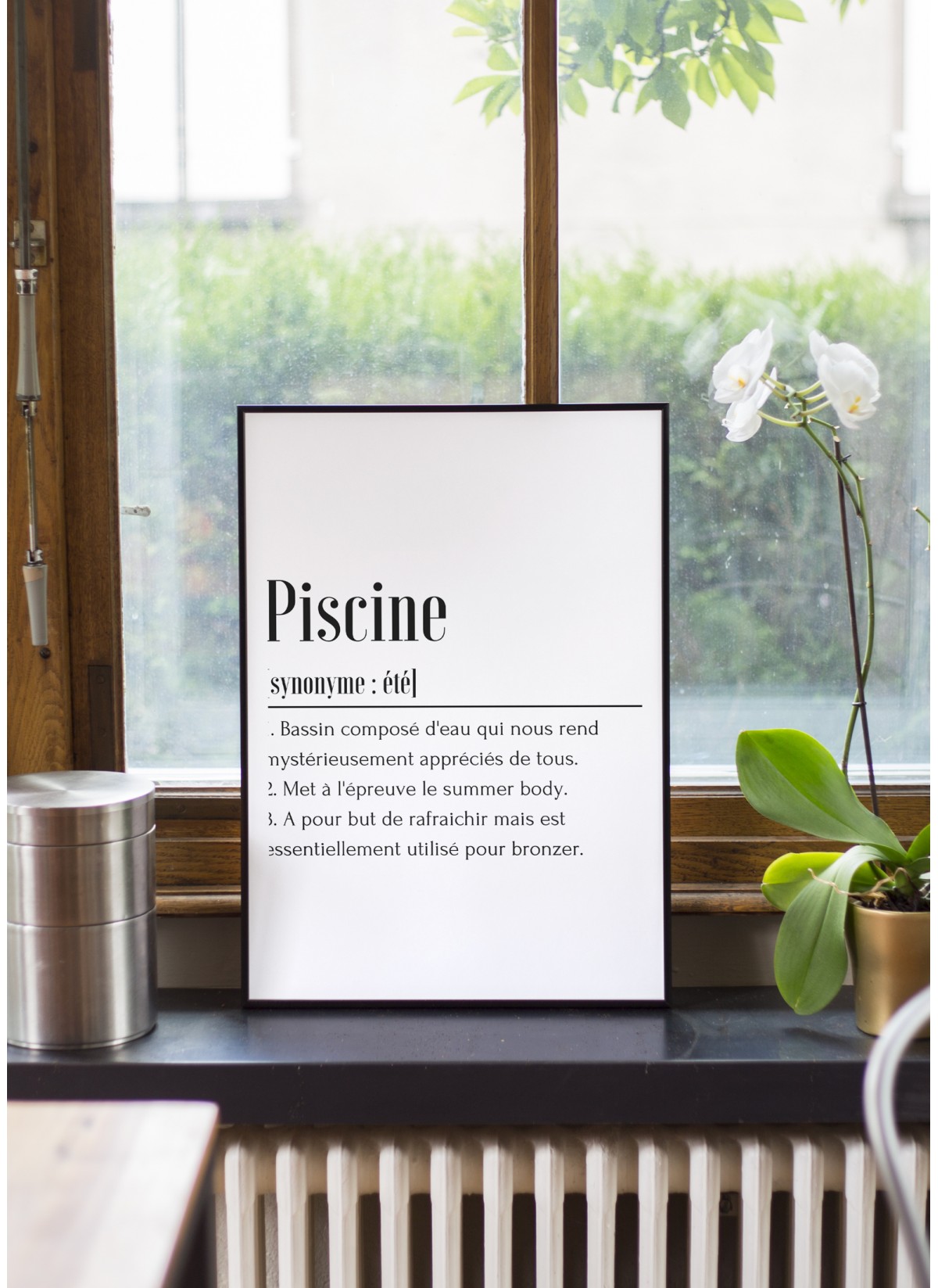 Affiche Définition Piscine