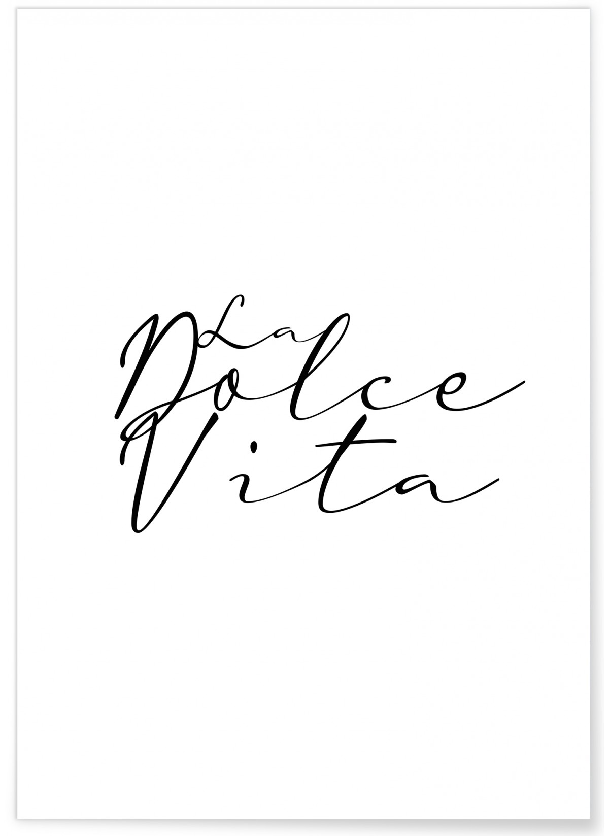 Affiche Dolce Vita