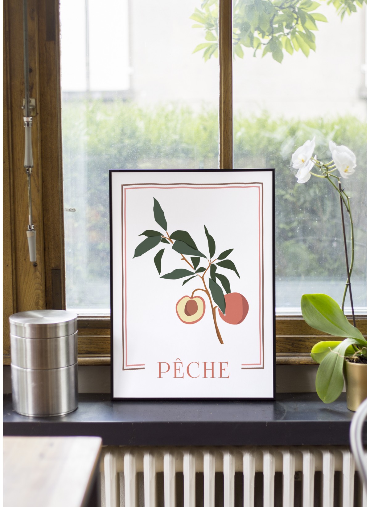 Affiche Abstract Pêche