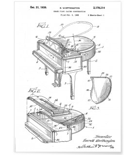 Affiche Brevet Piano