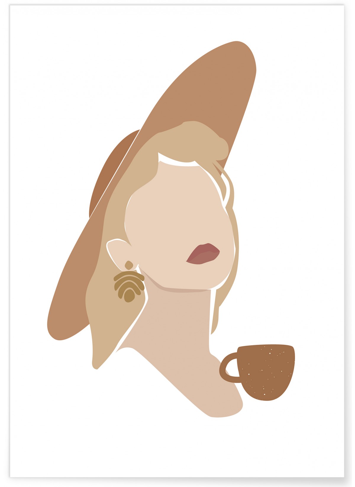 Affiche Visage Femme 1