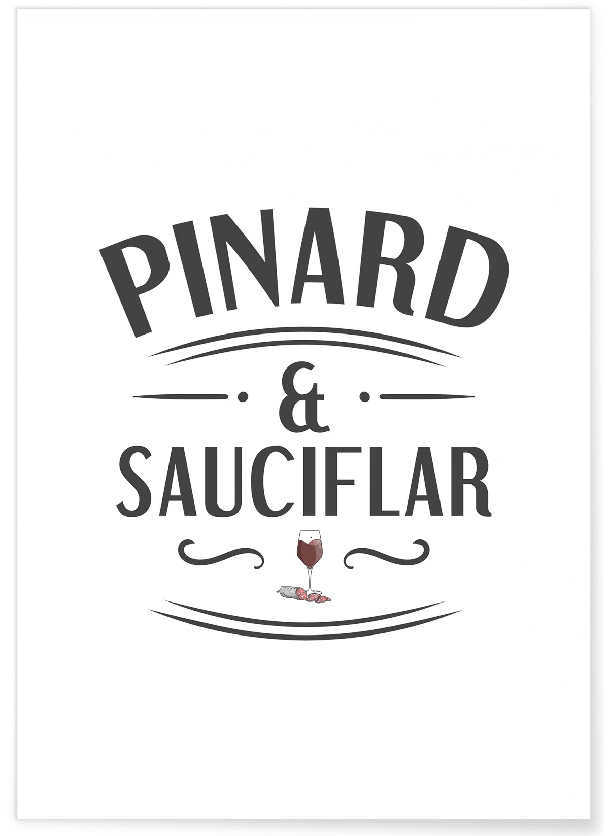 Affiche "Pinard & Sauciflar"