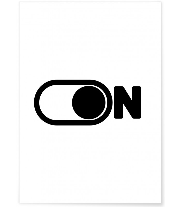 Affiche "On"