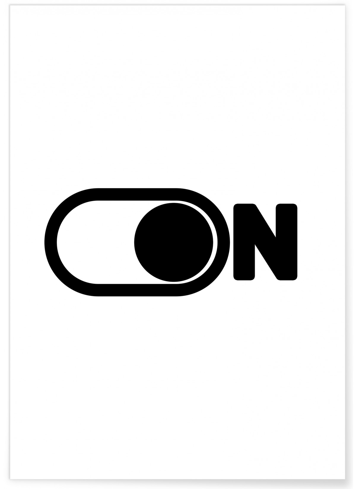 Affiche "On"