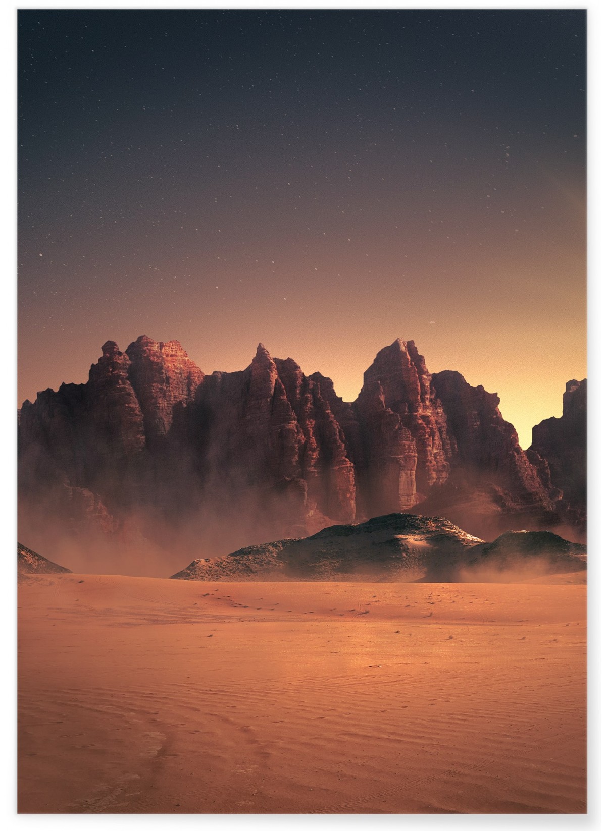Poster Mars Landscape
