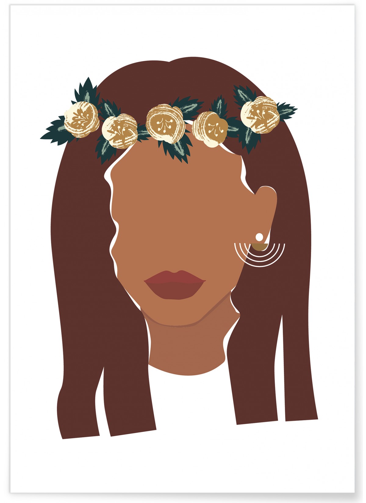 Affiche Visage Femme 2