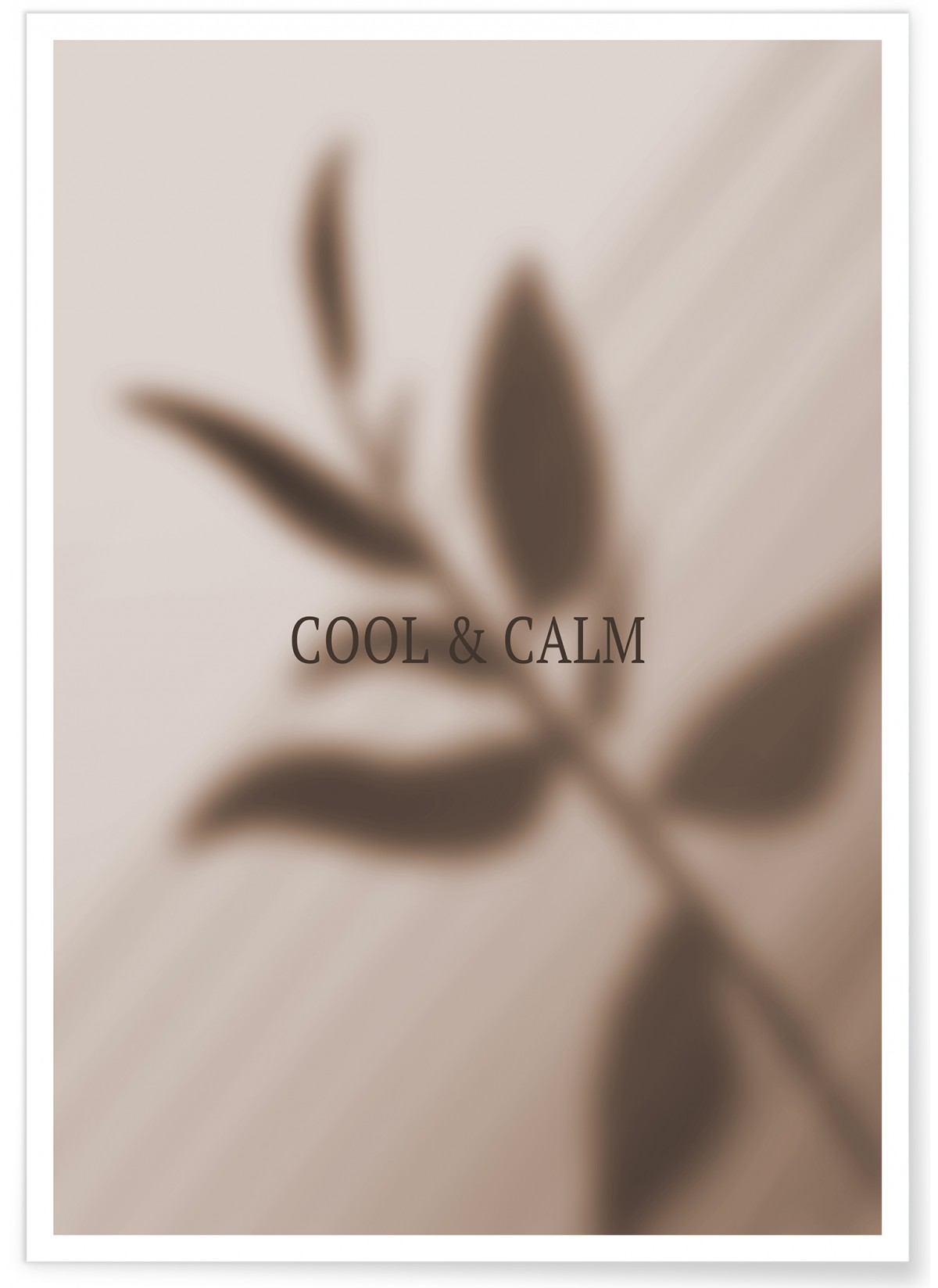 Affiche Cool and Calm