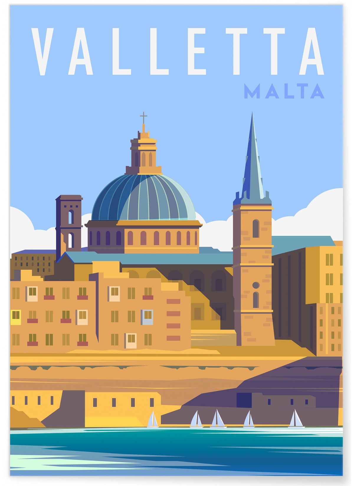 Affiche Malte