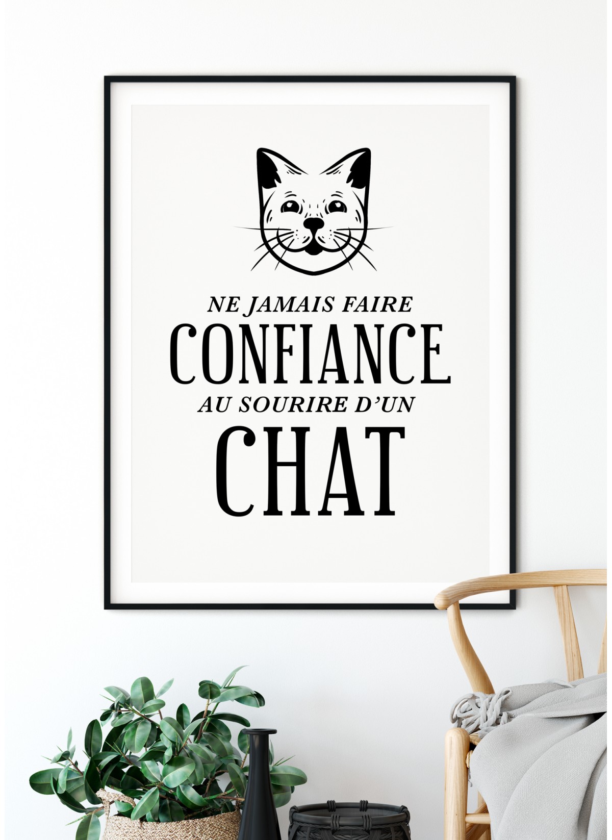 Affiche Sourire de chat