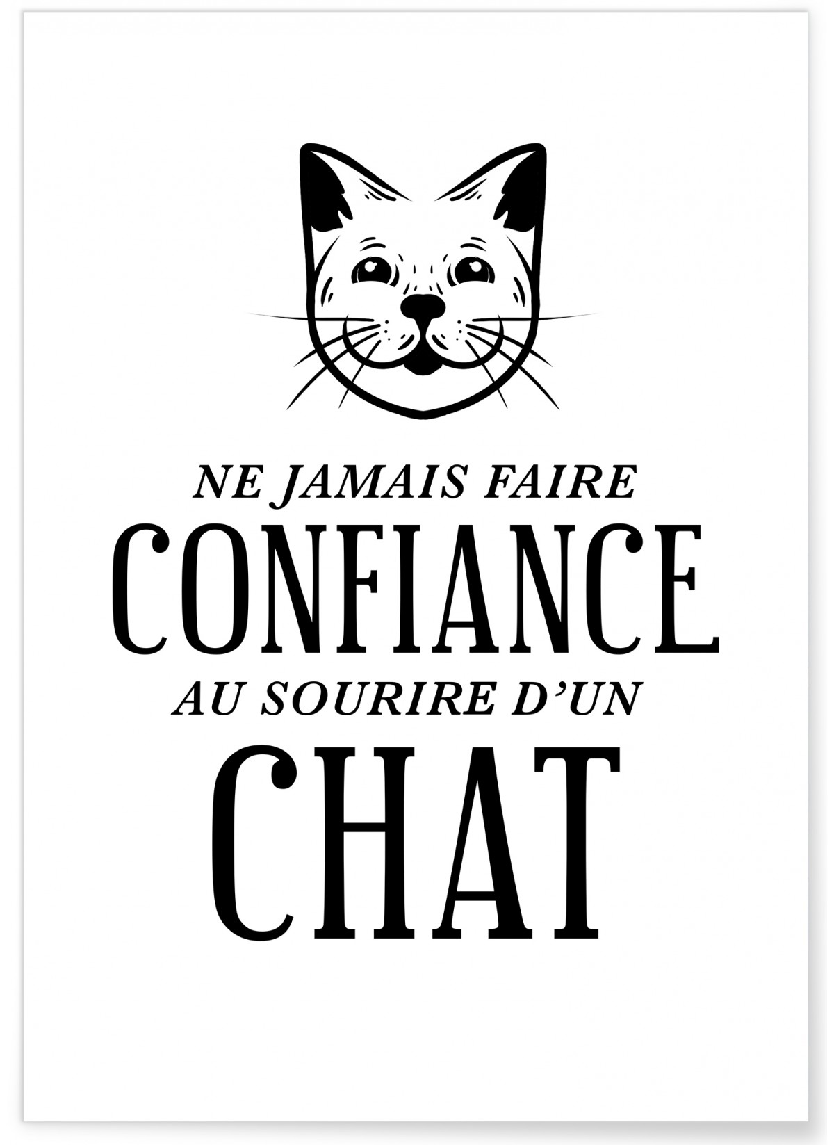 Affiche Sourire de chat