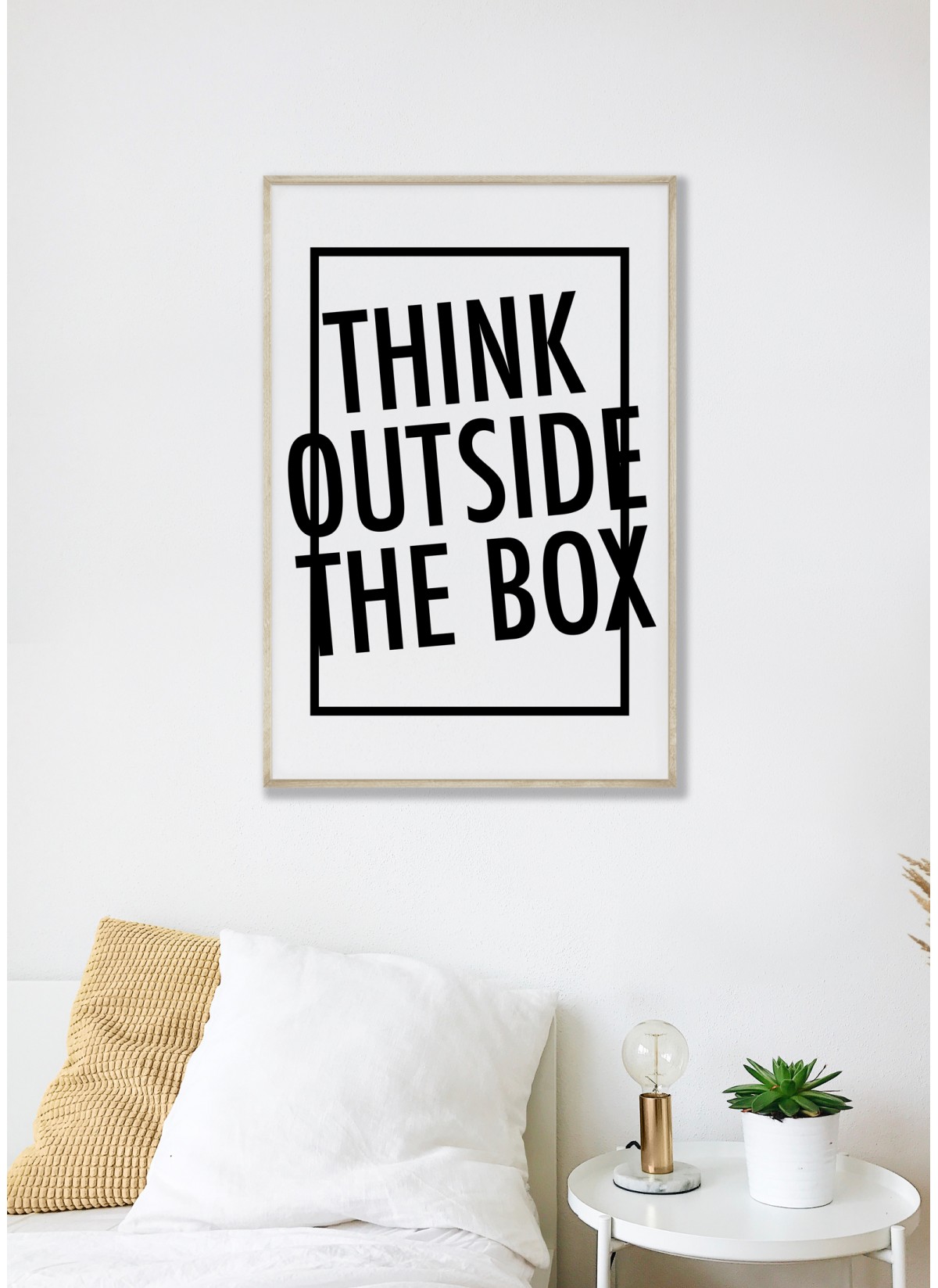Affiche "Think Outside the box"