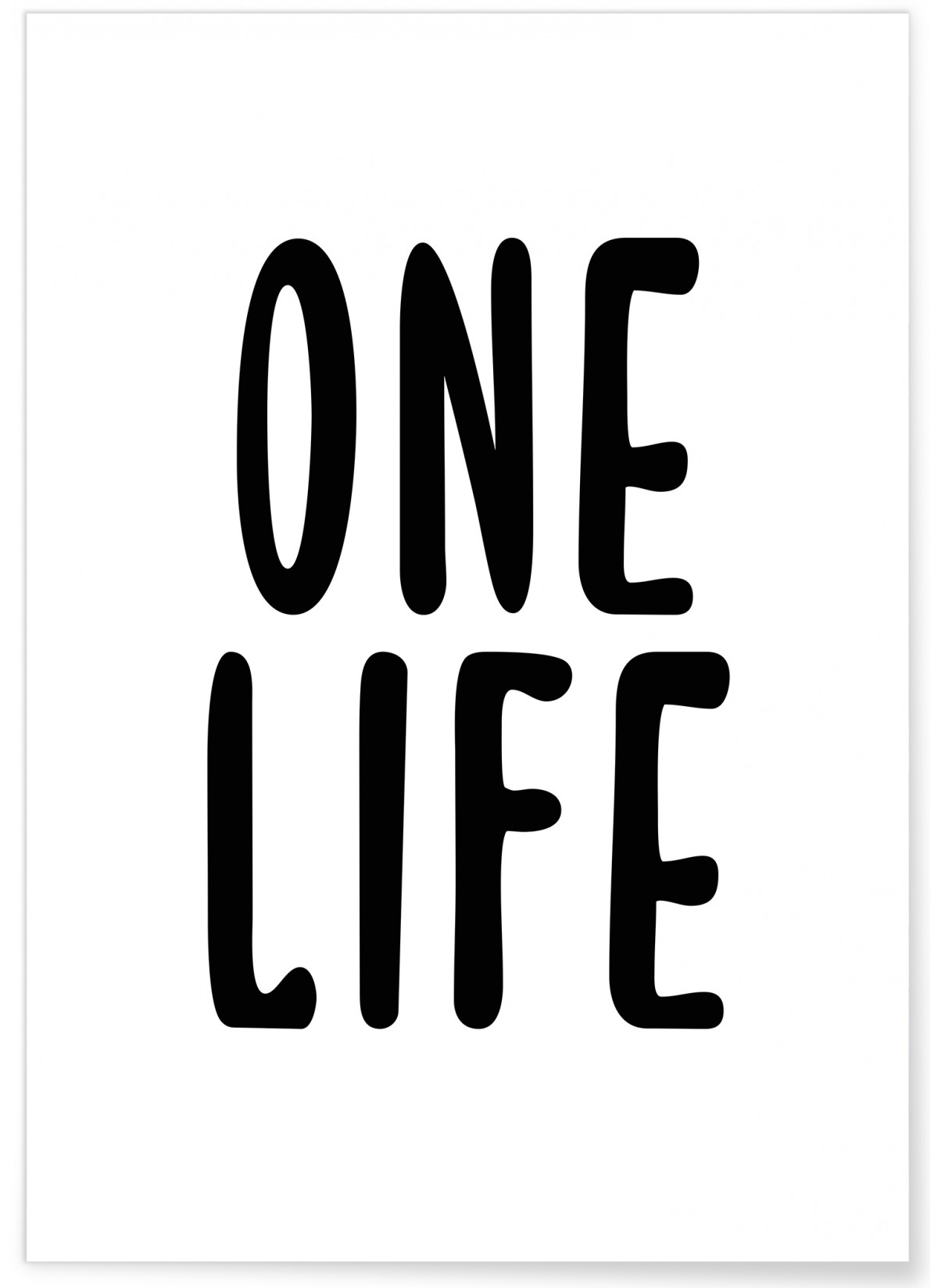 Affiche "One life" 2