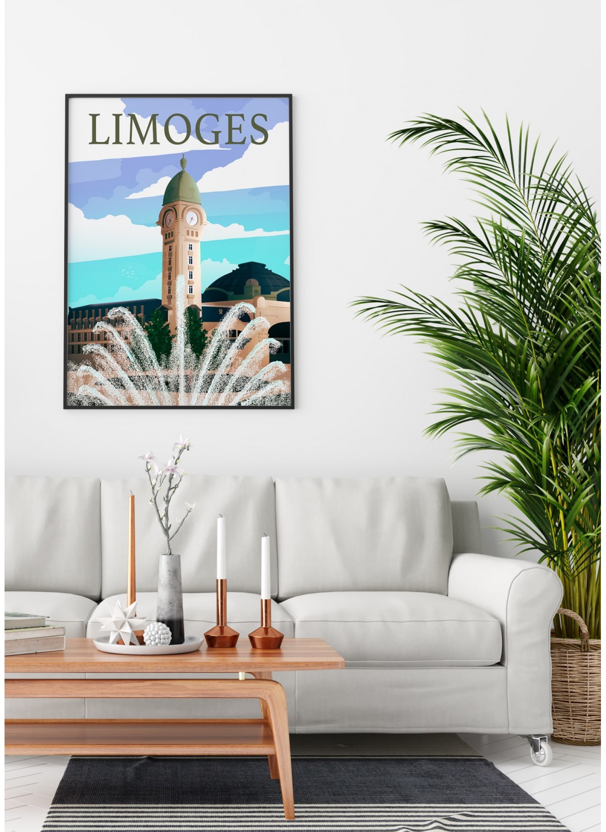 Affiche Limoges