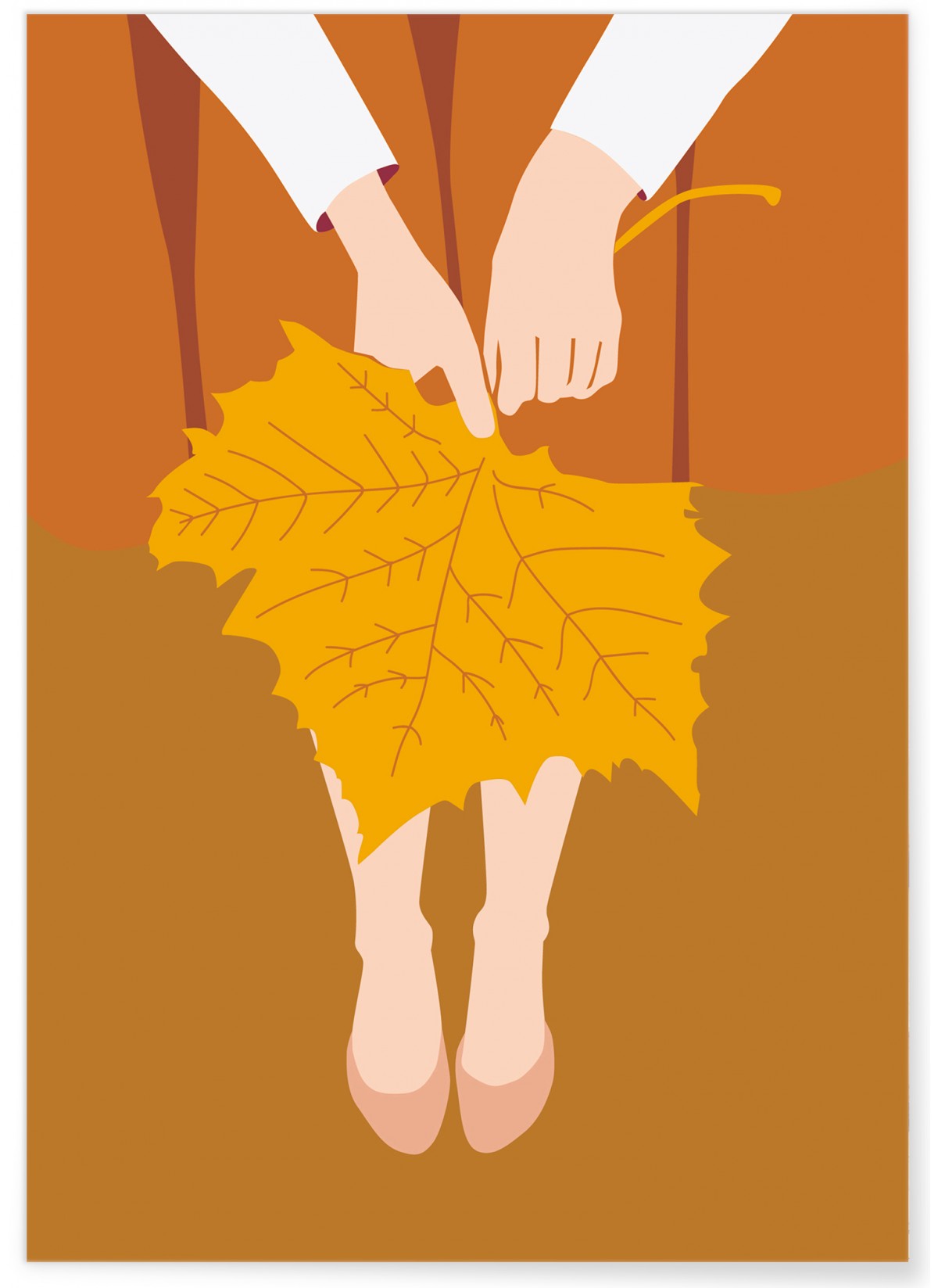 Affiche Abstract Autumn 1